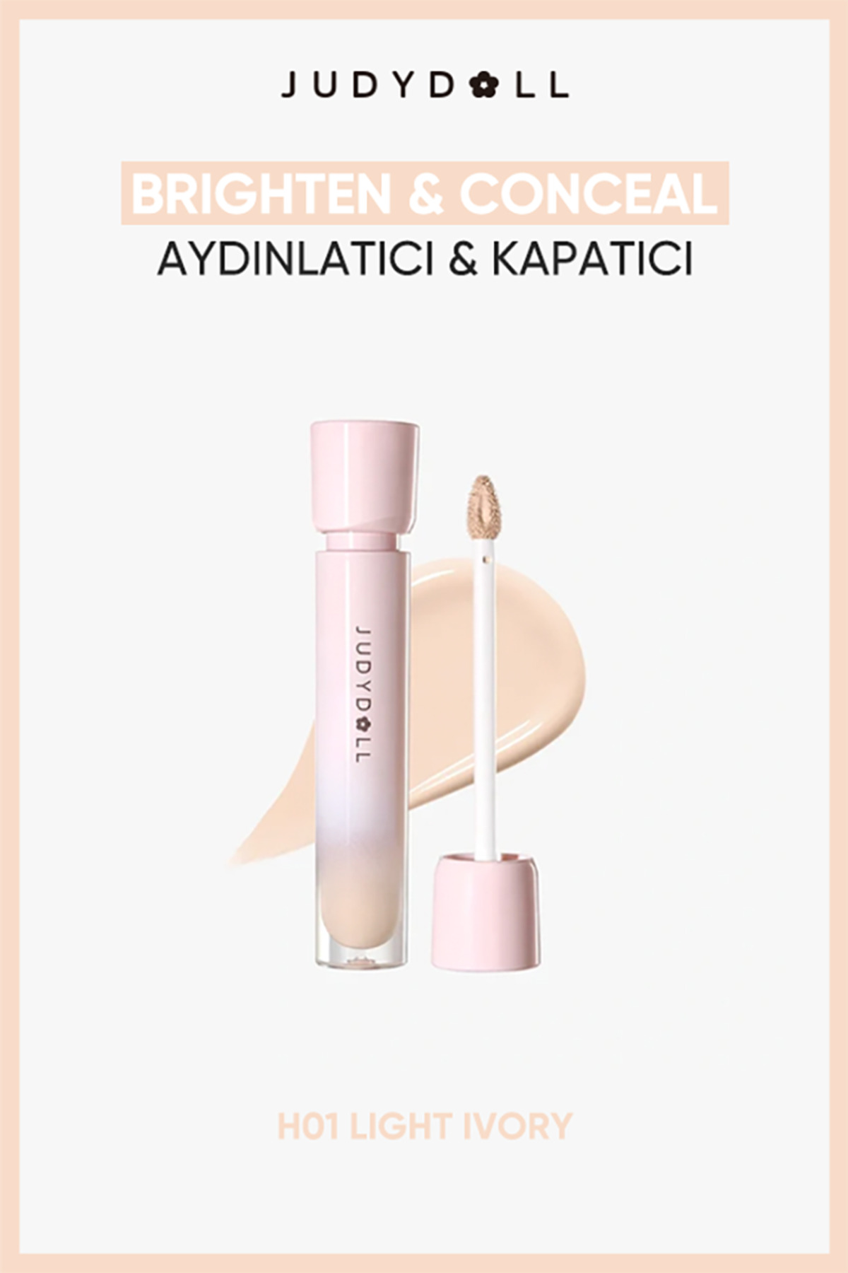 JUDYDOLL Brightening Concealer Liquid Aydınlatıcı Likit Kapatıcı C04 Peach — بژ AU26000091