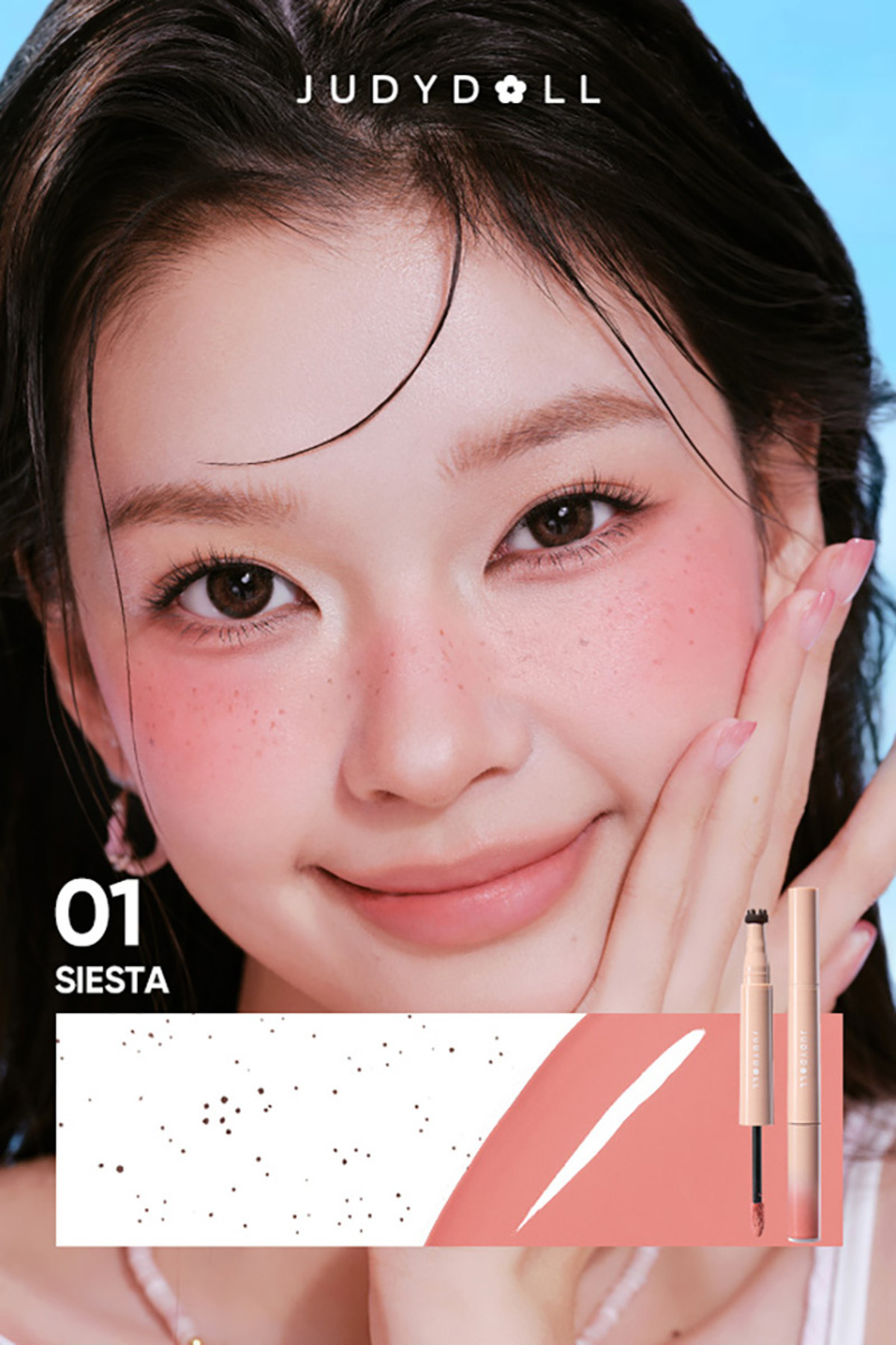 Freckle & Blush Duo 01 Siesta | رژگونه مایع و مداد کک و مک — تصویری AU26000291 — تصویر 3 از 9