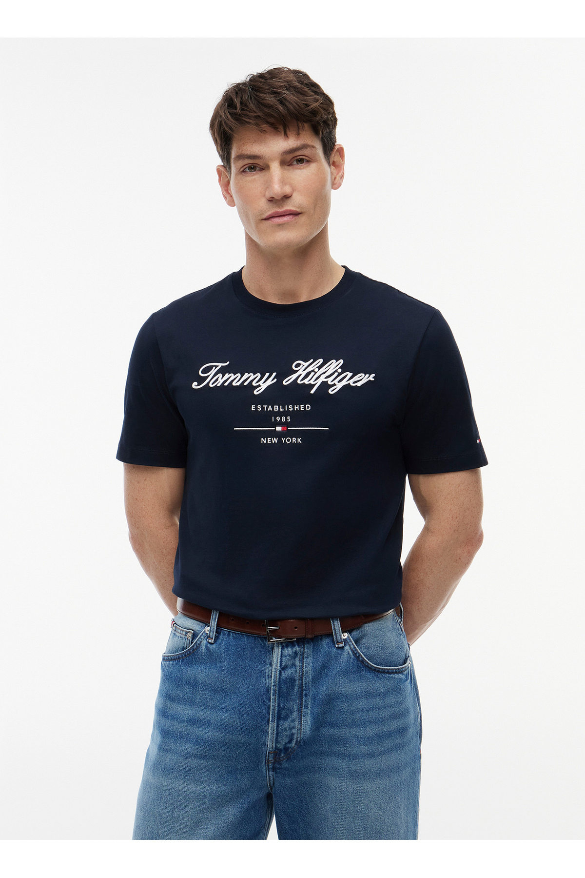 تیشرتمردانهTommy Hilfigerآبی سرمه‌ای
