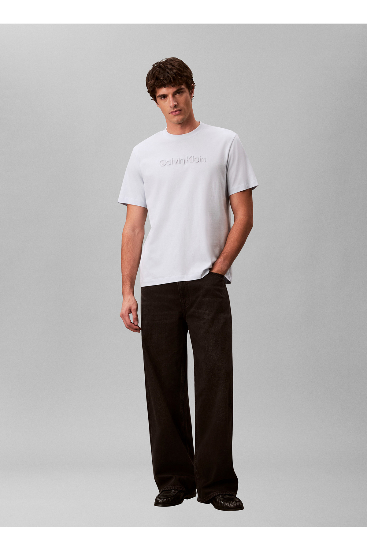 تیشرتمردانهCalvin Kleinآبی