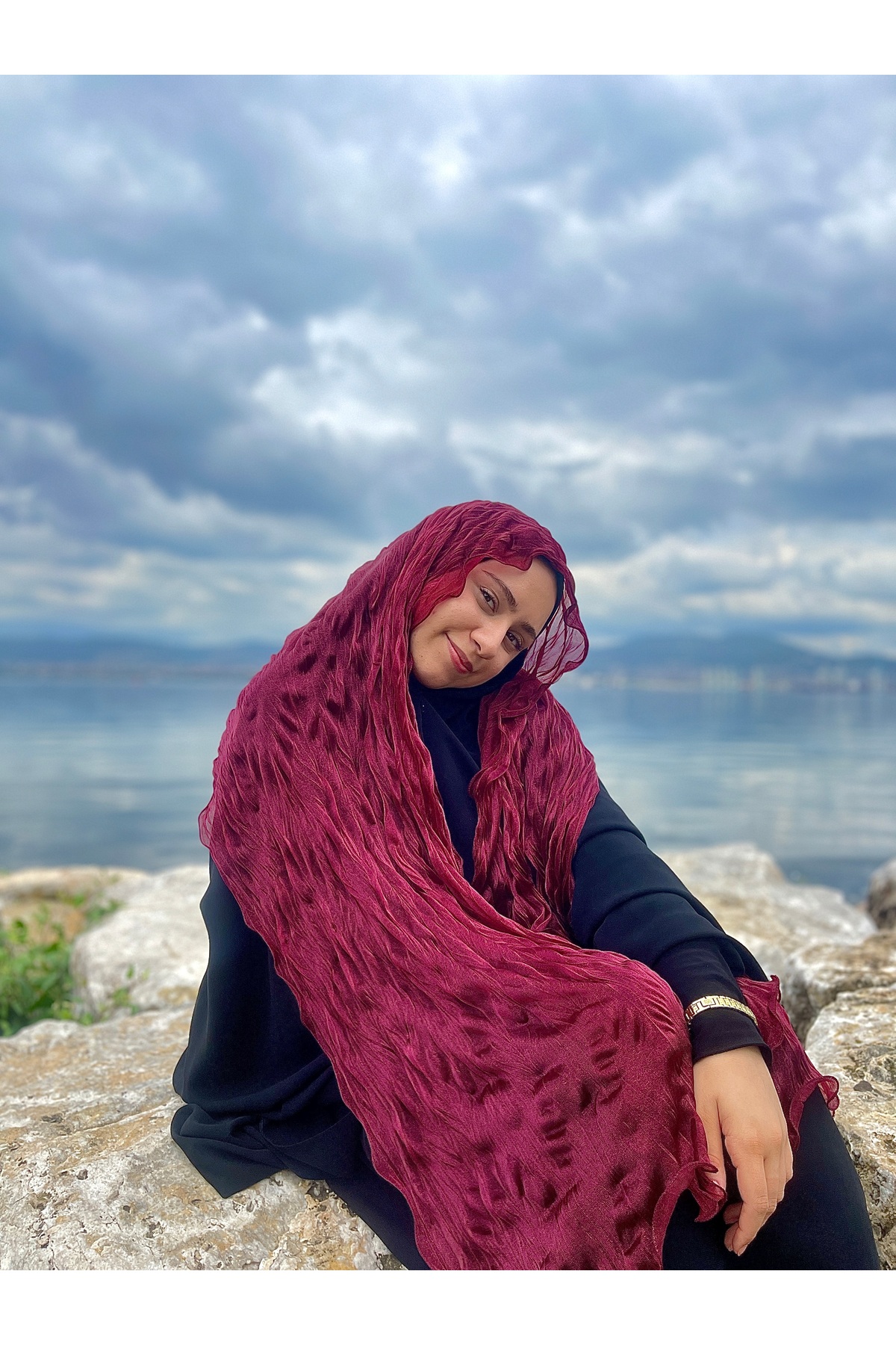 Cakir collection Kıvırcık şal