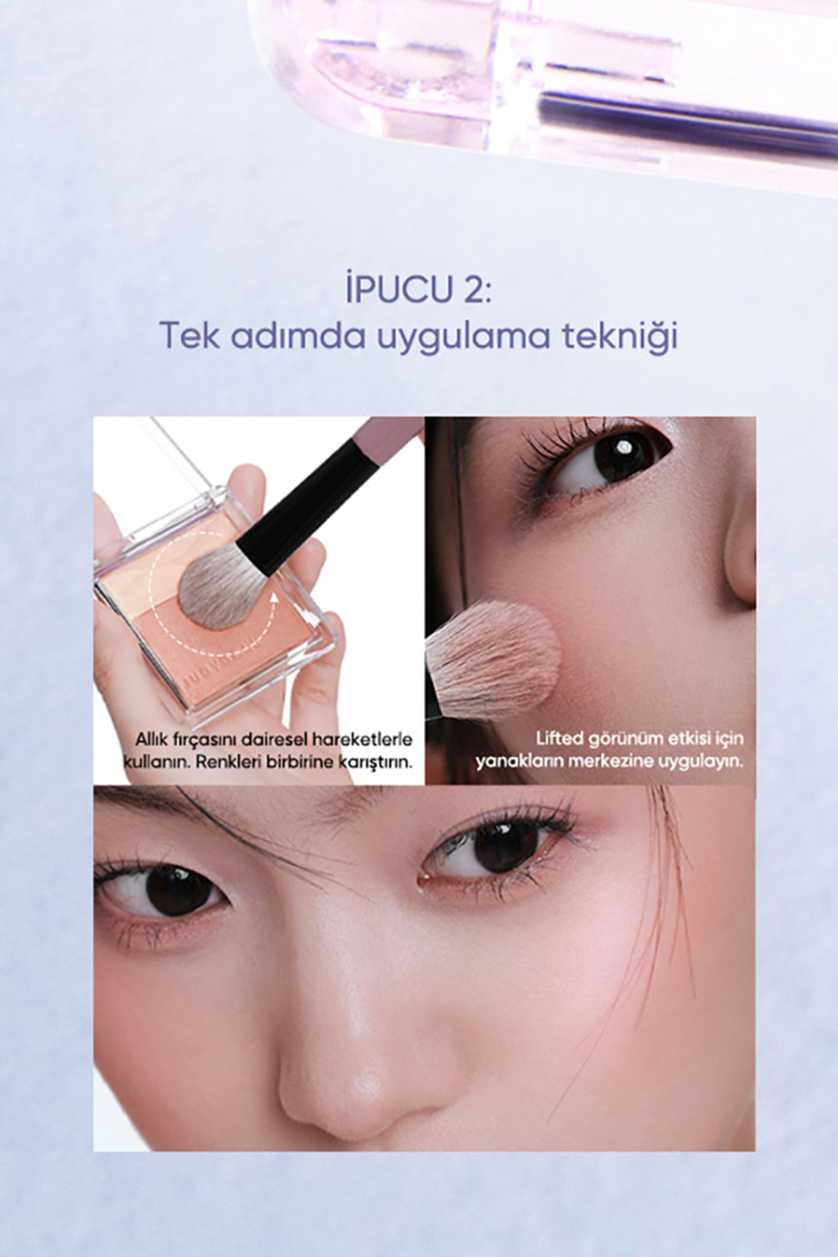 Satin Glow Işıltılı Allık 02 Wavy Pink — صورتی AU2600087 — تصویر 7 از 8