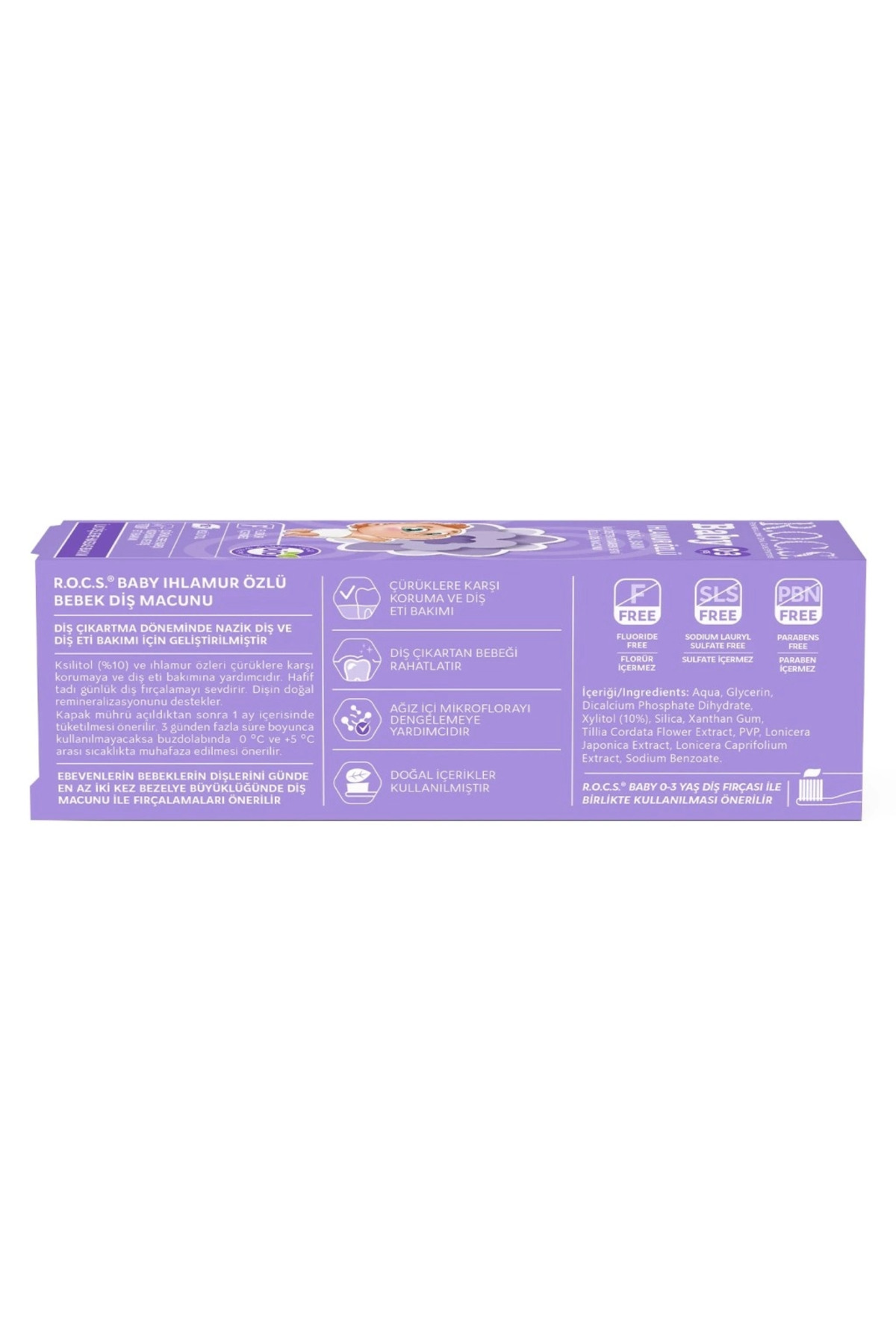 Mey İthalat® .Baby Diş Macunu 0-3 Yaş 35 ml Ihlamur — EYMI-MEYXT356126-00005_R2136 — تصویر 3 از 5