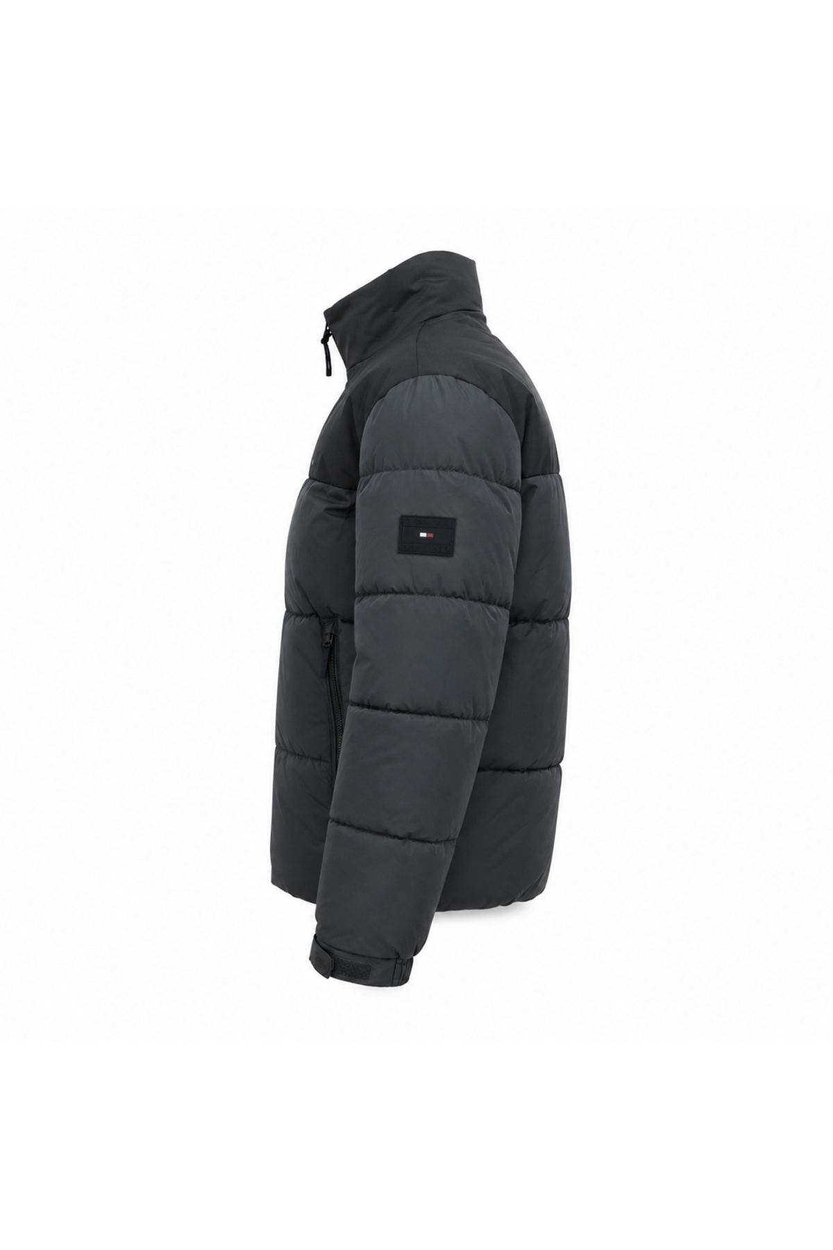 Tommy Hilfiger Mix Media Puffer 154AP164-CHA Erkek Mont Antrasit görsel 2