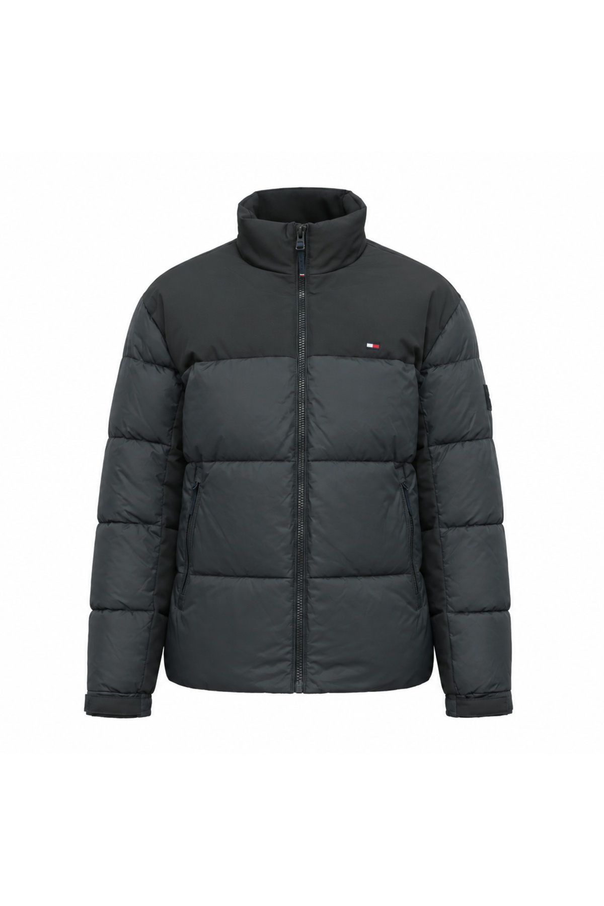 Tommy Hilfiger Mix Media Puffer 154AP164-CHA Erkek Mont Antrasit