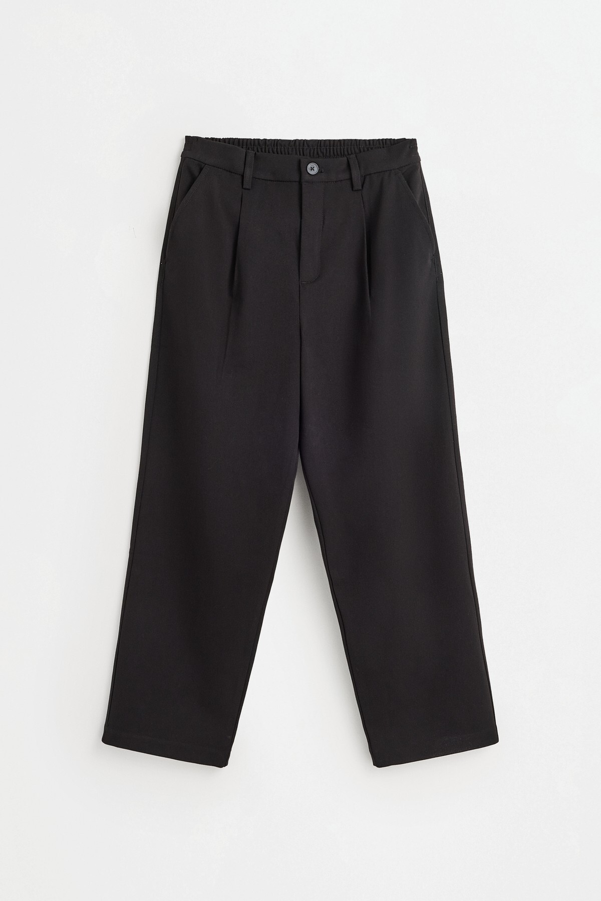 Tailored fit geniş paça pantolon — مشکی G000C750324612 — تصویر 6 از 8