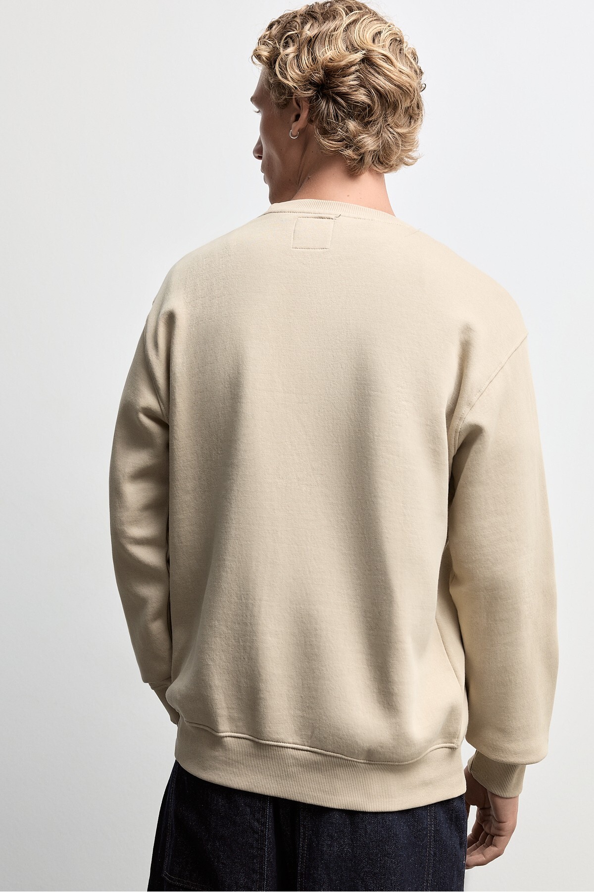 Basic sweatshirt — بژ G000C747860186 — تصویر 4 از 7