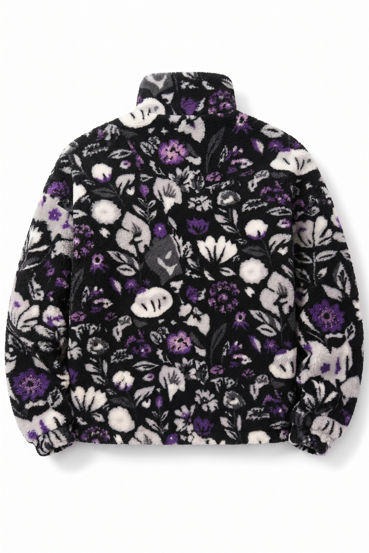 GENIUS STORE Oversize Peluş Erkek İçi Polarlı Tam Fermuarlı Sherpa Sonbahar Kış Kadın Polar Sweatshirt görsel 2