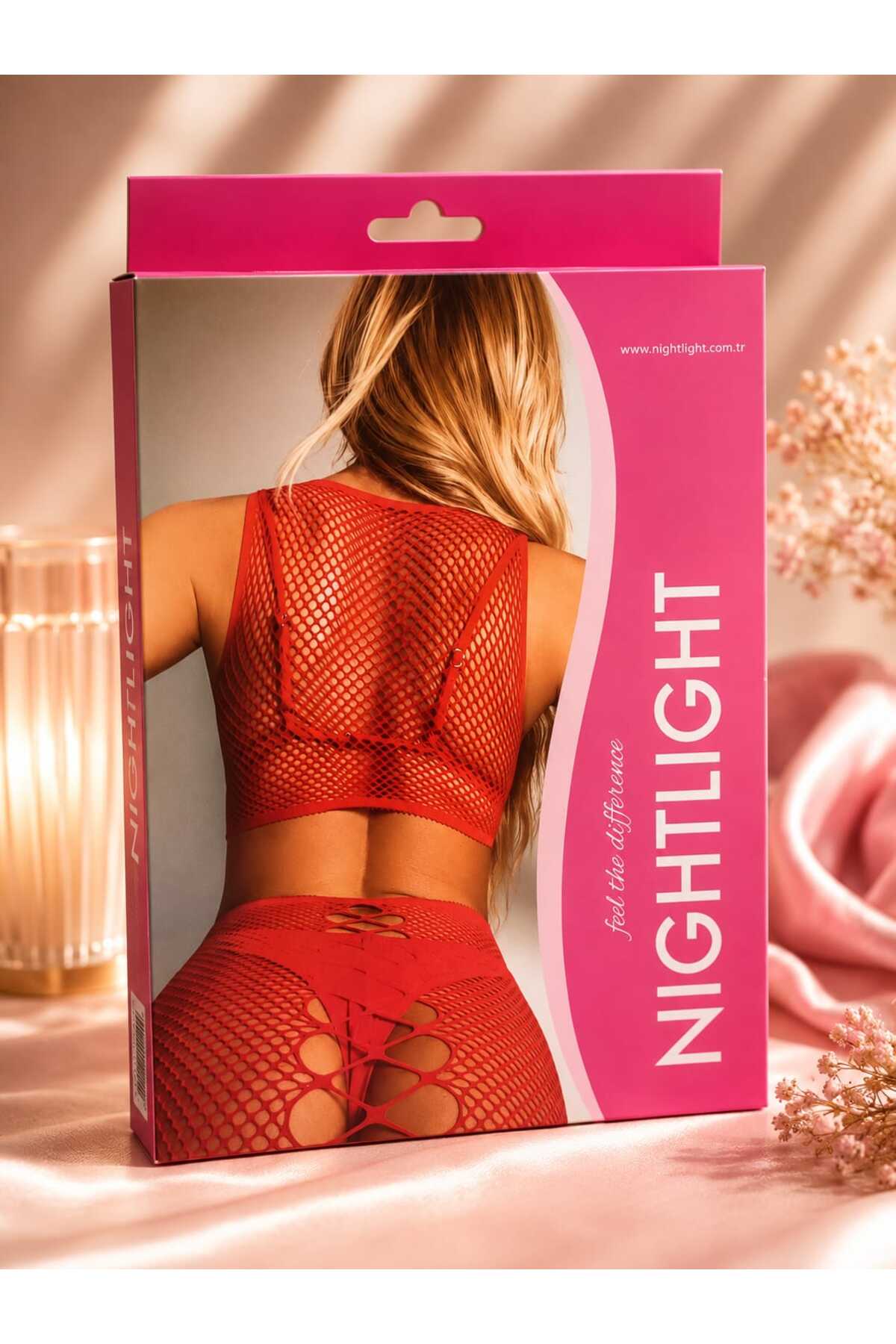 Lillie Nightlight vücut çorabı detay