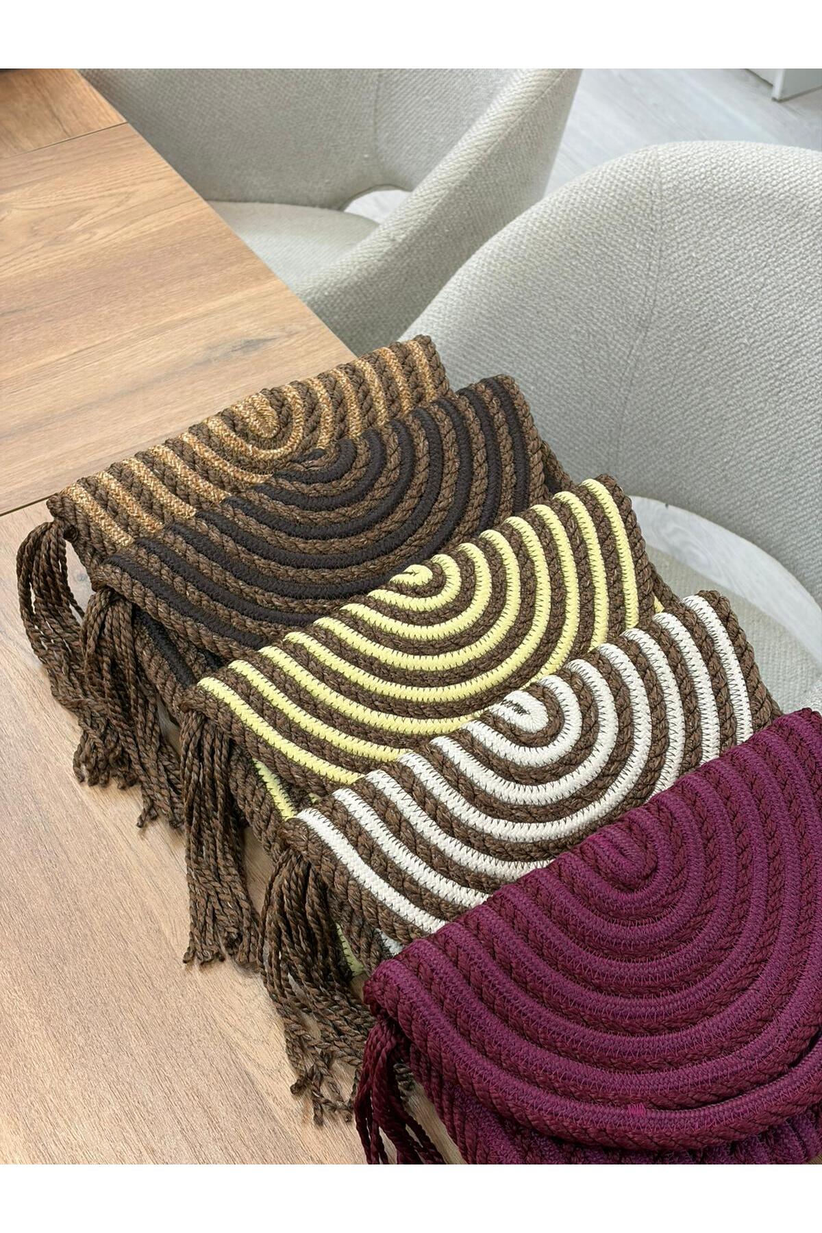 MaVaux El Geçirme Detaylı Zarf Portföy Clutch Çanta görsel 5