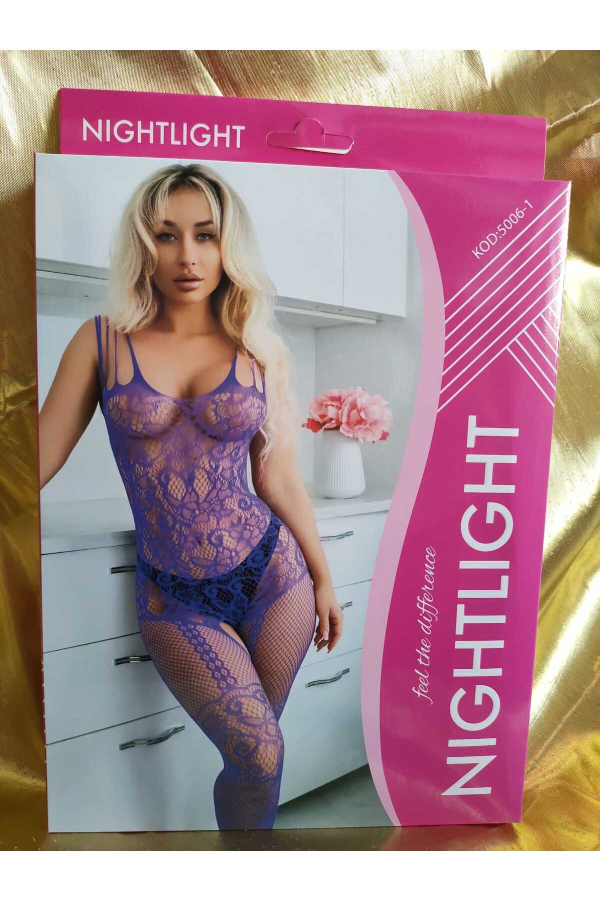 Lillie Nightlight vücut çorabı detay
