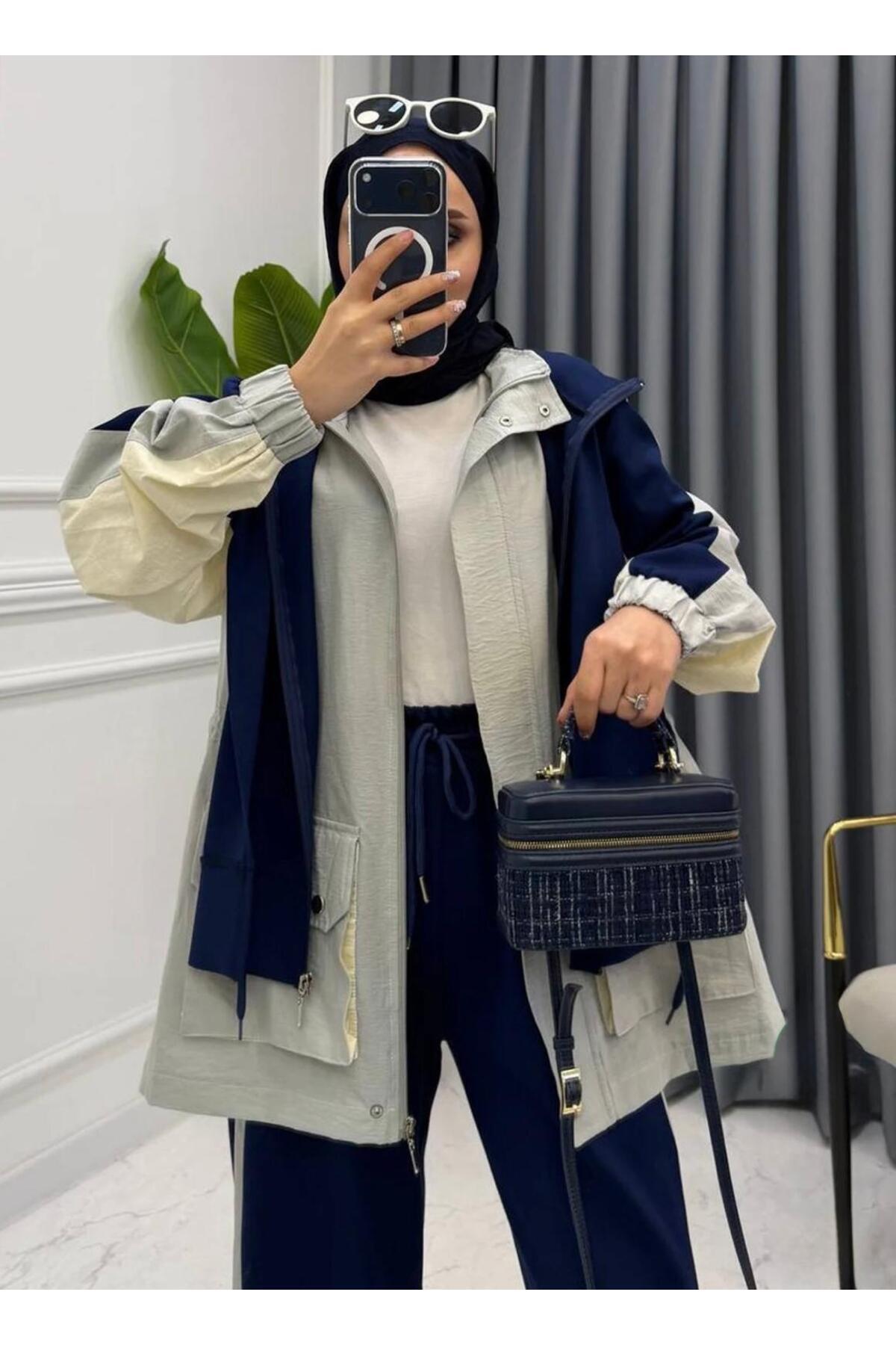 Rose Design Boutique GARNİLİ PREMİUM KALİTE TESETTÜR RAHAT ŞIK TAKIM görsel 2