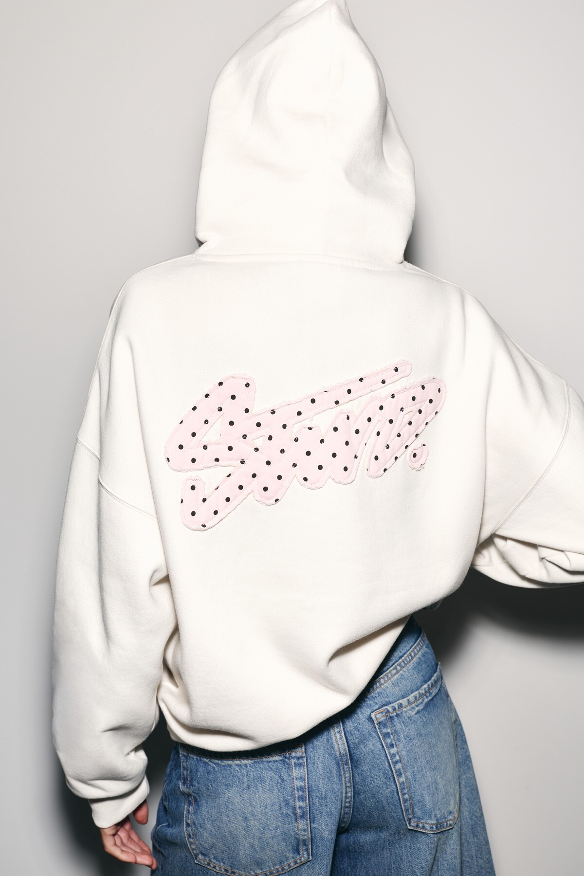 Pull & Bear Grafik baskılı oversize kapüşonlu sweatshirt