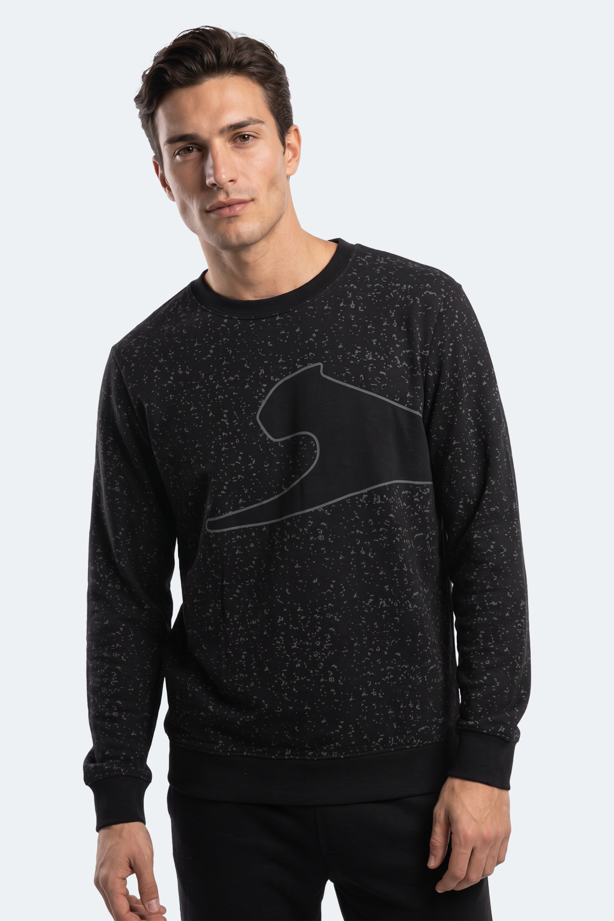 سویشرت مشکی مردانه گالو اسلازنگر سویشرت اسپرت Slazenger