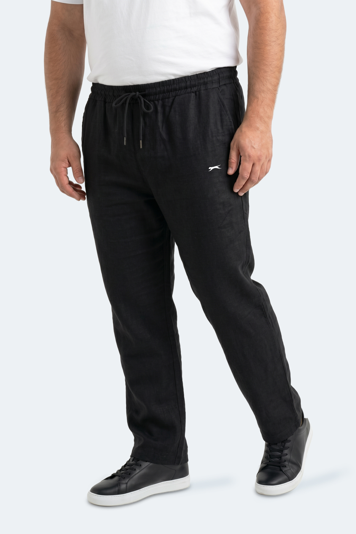Slazenger KARMELA JMB. Erkek Büyük Beden Siyah Eşofman Altı görsel 6