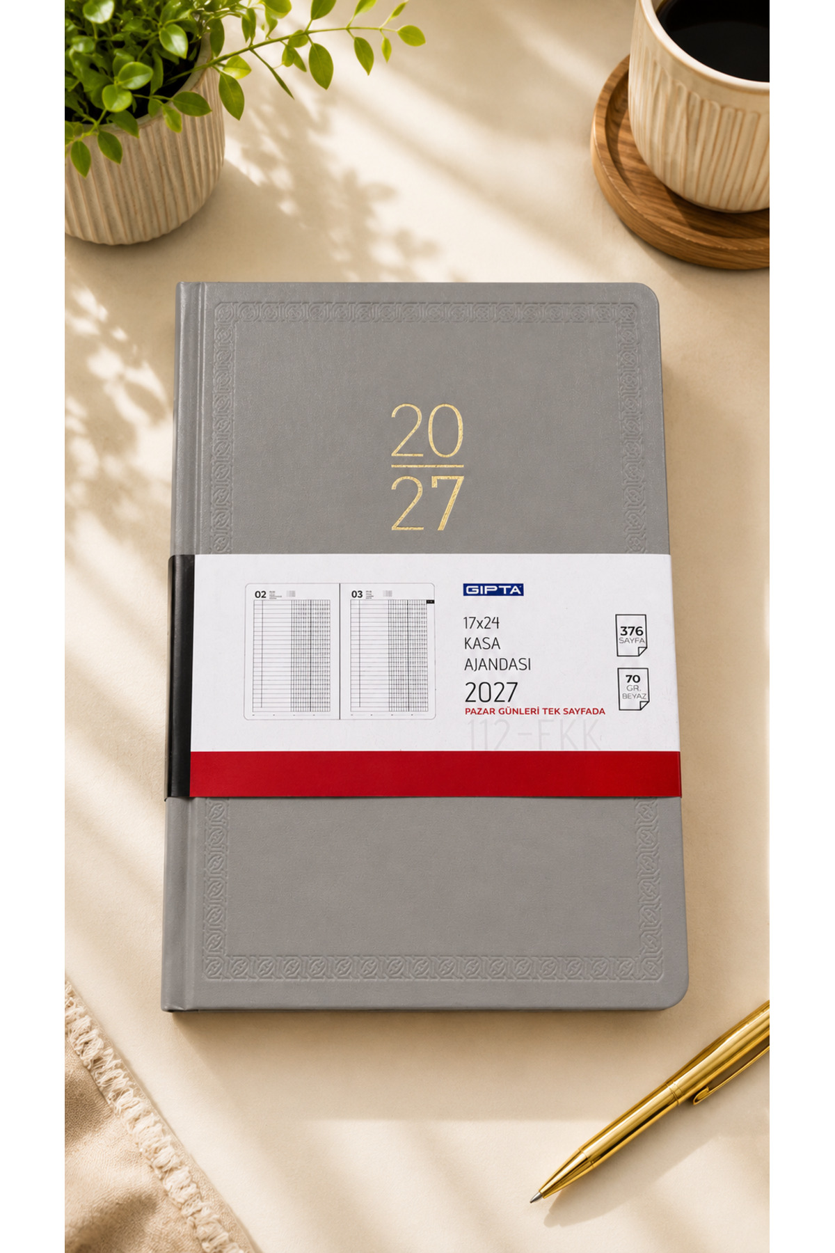 Gıpta 2027 gıpta 17x24 kasa ajandası