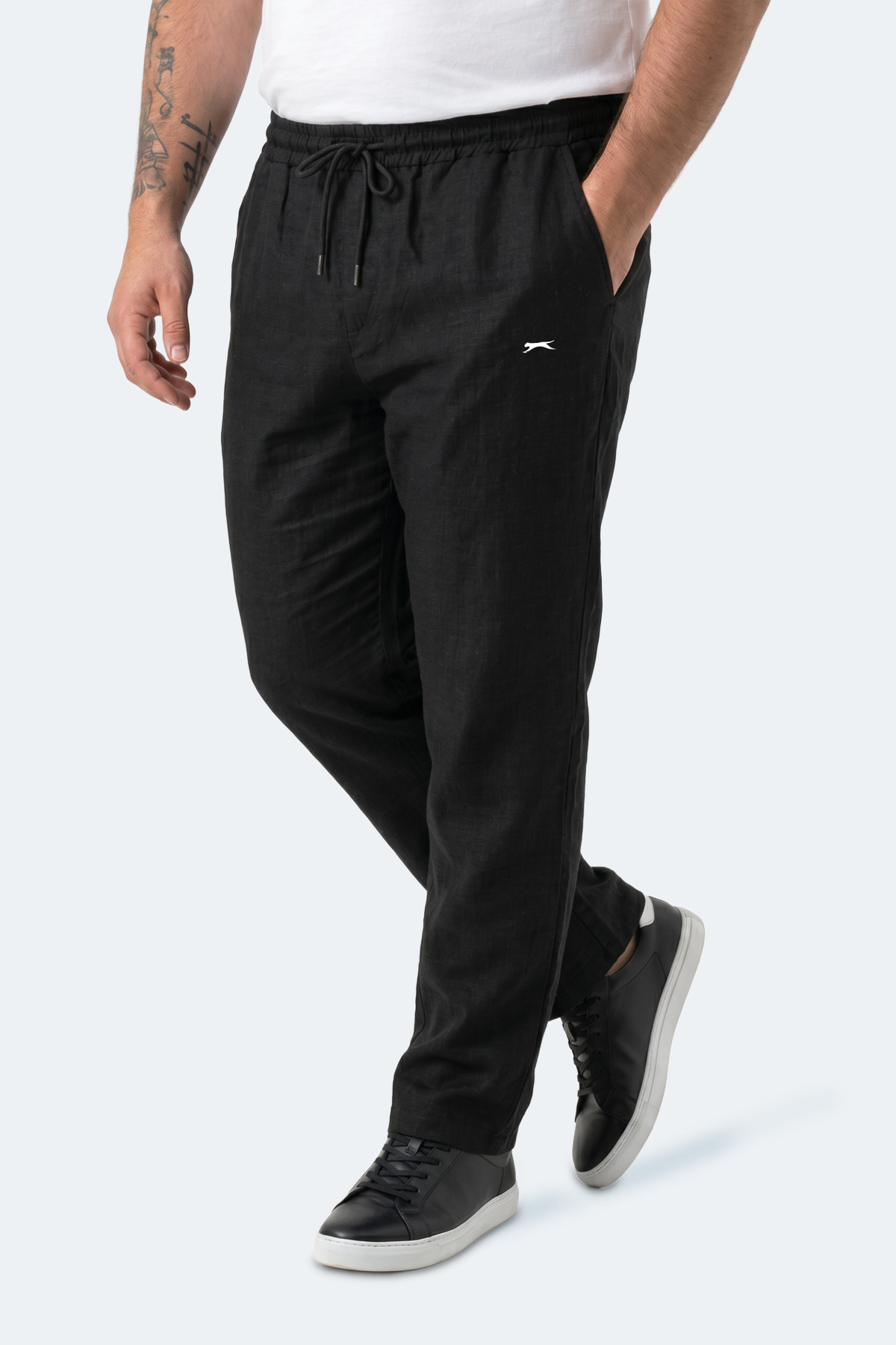 Slazenger KARMELA JMB. Erkek Büyük Beden Siyah Eşofman Altı