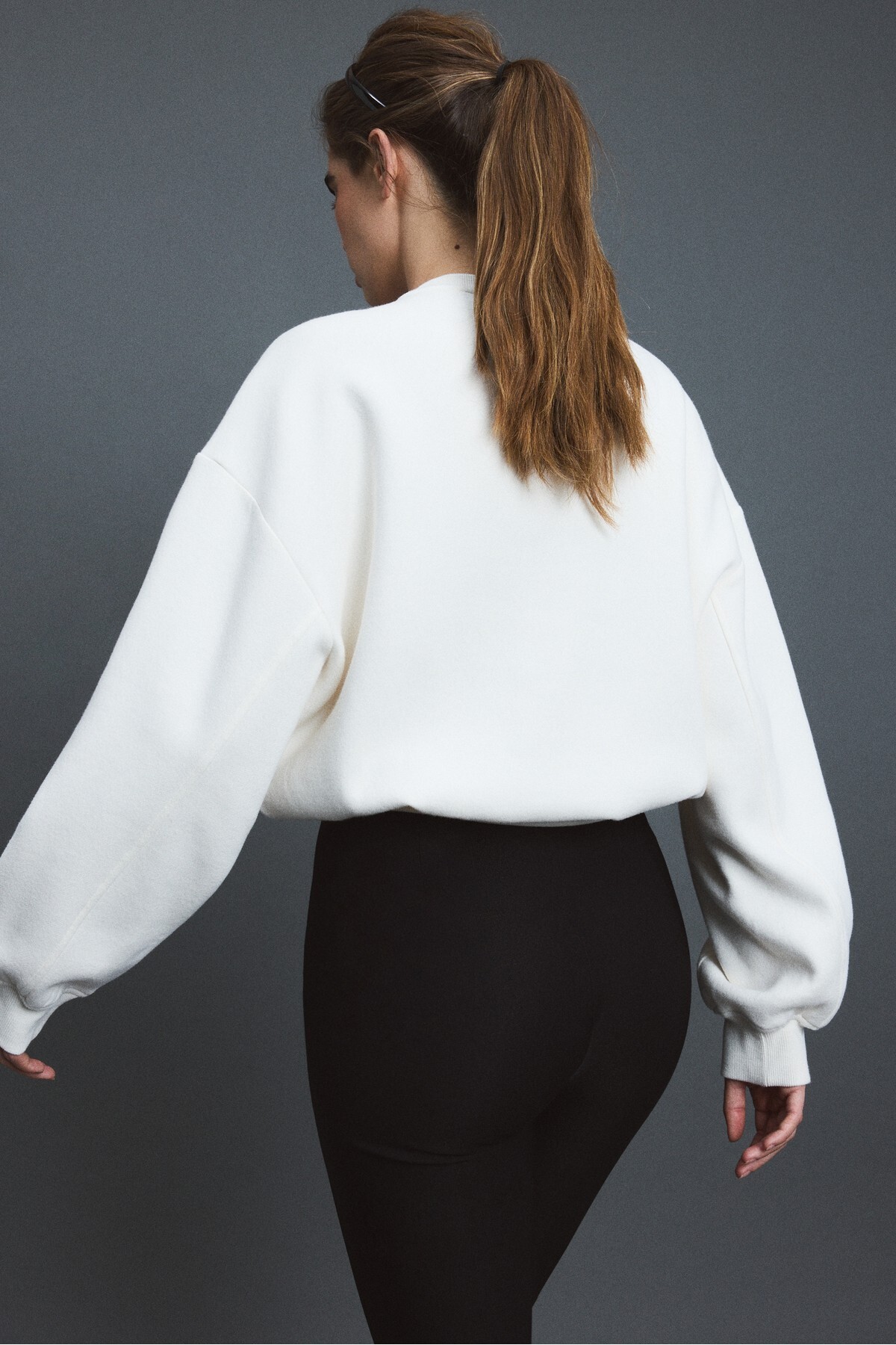 Stradivarius Basic sweatshirt görsel 3