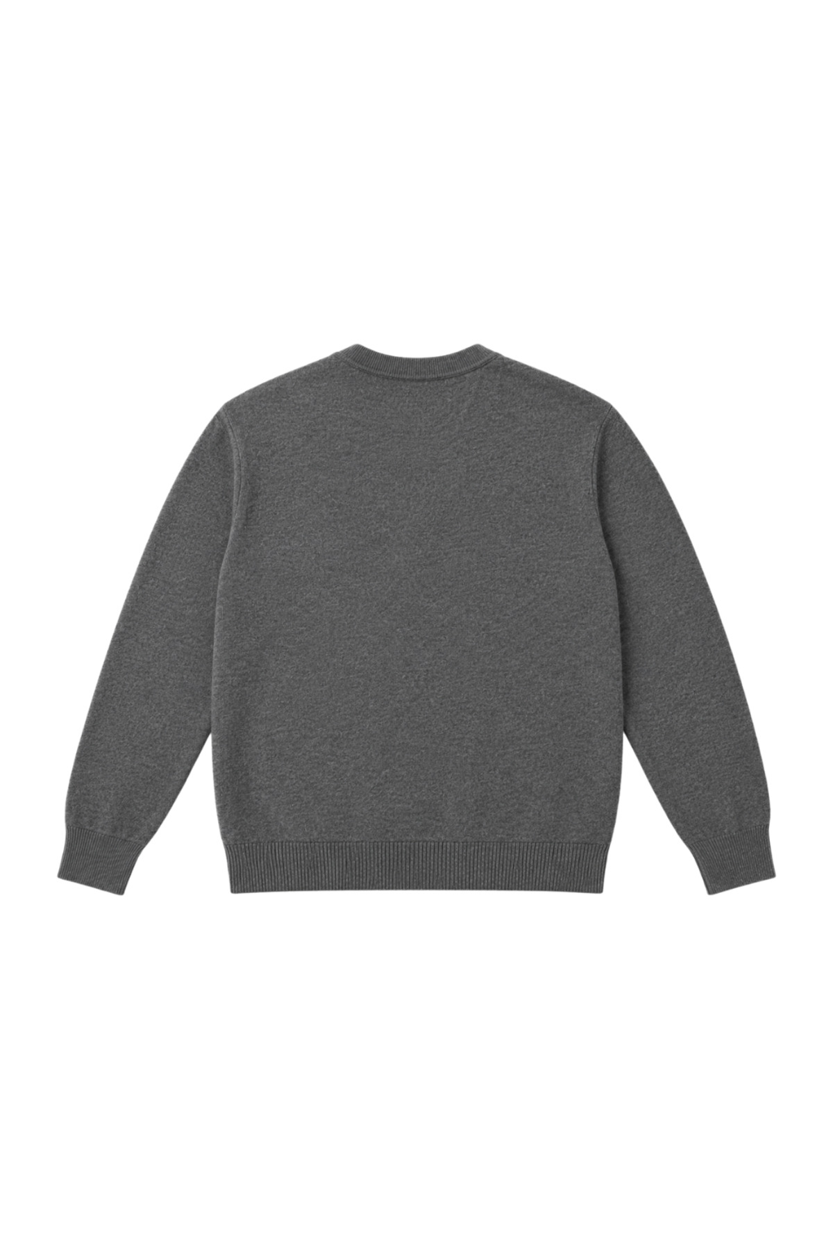 BattalModa Erkek Büyük Beden Füme Cepli Düğmeli Triko Hırka 3XL-4XL-5XL-6XL görsel 5