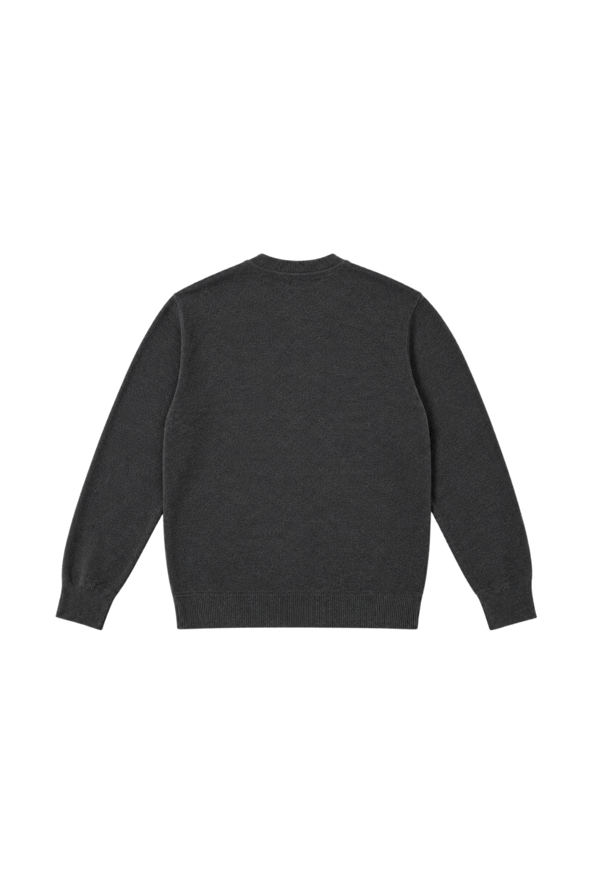 BattalModa Erkek Büyük Beden Antrasit Cepli Düğmeli Triko Hırka 3XL-4XL-5XL-6XL görsel 5