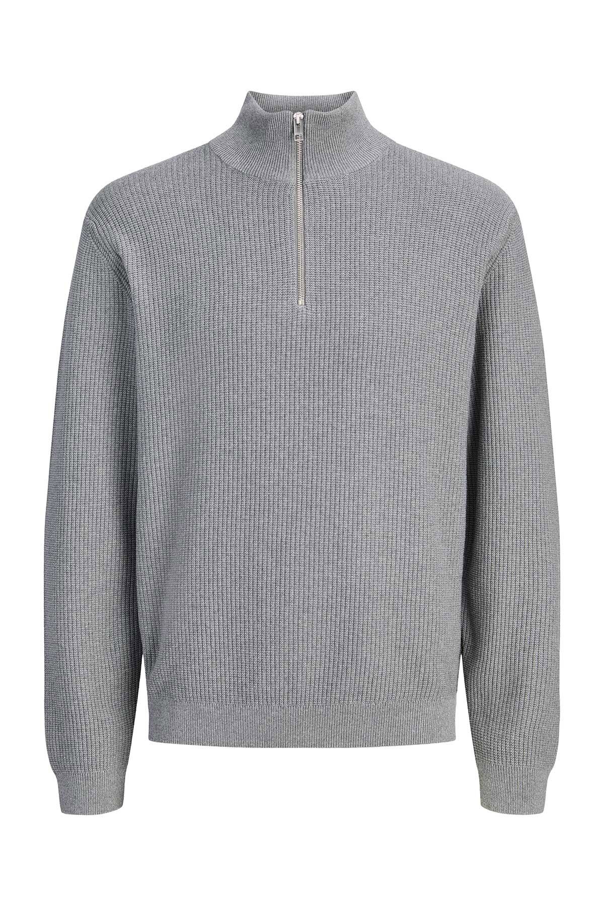 نیم زیپ بافتنی JPRBLACONNOR جک اند جونز پلیور Jack & Jones