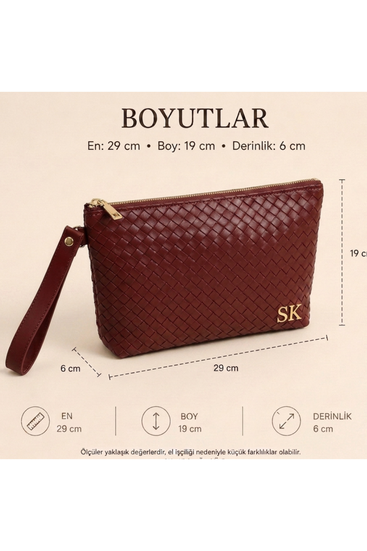 Genel Markalar Siyah Kişiye Özel kadın Portföy & Clutch Çanta, El çantası görsel 6