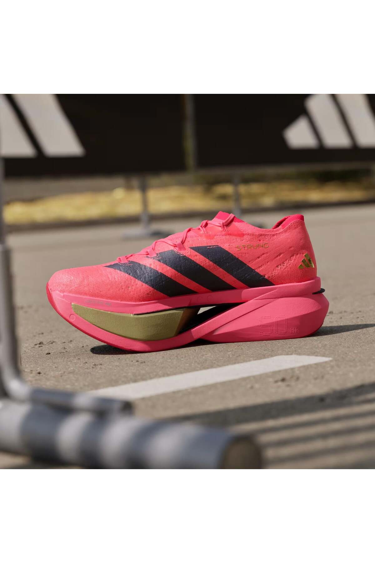 Adizero Prime X3 Strung Erkek Koşu Ayakkabısı — صورتی KI3248 — تصویر 5 از 8