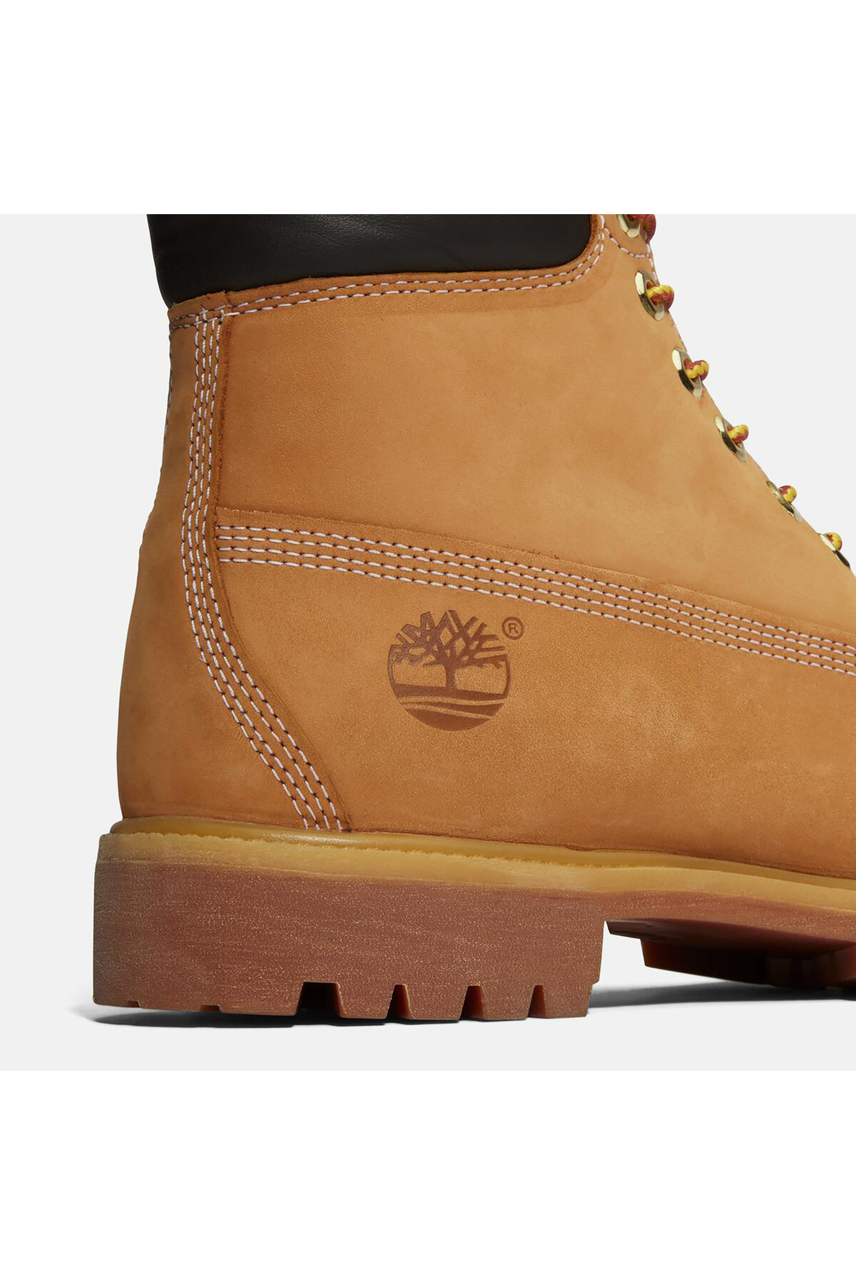 Timberland Premium 6 Inch Lace Up Erkek Kahverengi Bot görsel 8