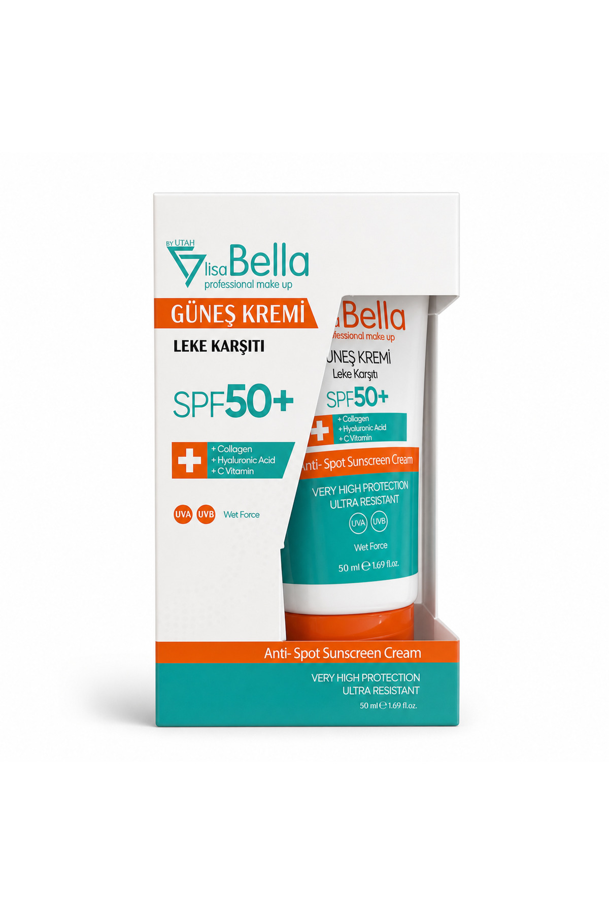 Bezos Lisa Bella Leke Karşıtı Güneş Kremi SPF 50+ 50 ml — BZELDRWRD0901015