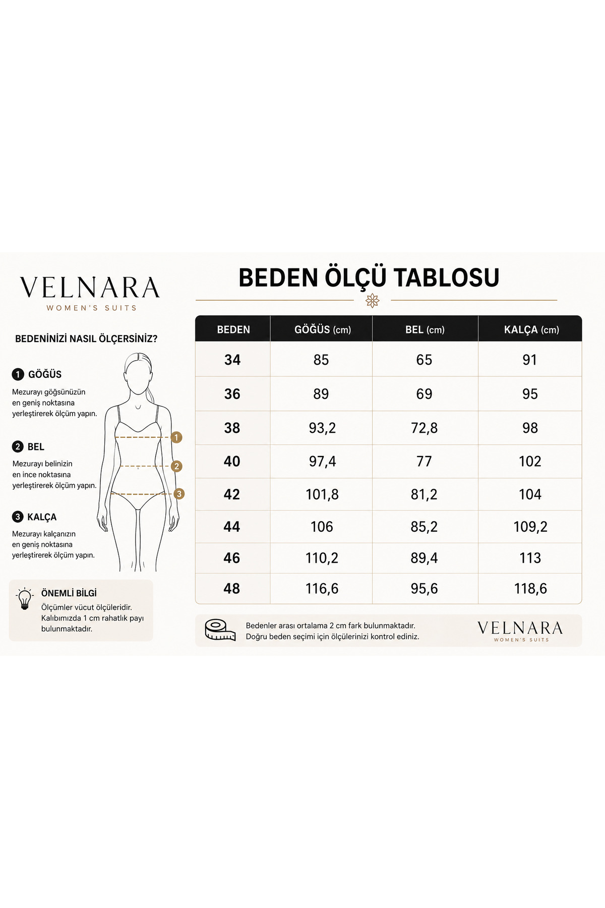Serena Klasik Tek Düğme Ceket-Yırtmaçlı Astarlı Kalem Etek Kadın Takım Elbise Kırık Beyaz- Velnara Tasarımı 8