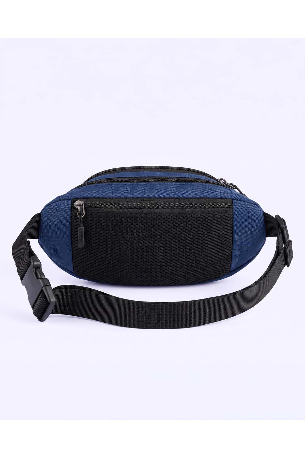 Kappa Cross Bag Unisex Koyu Mavi Bel Çantası görsel 5