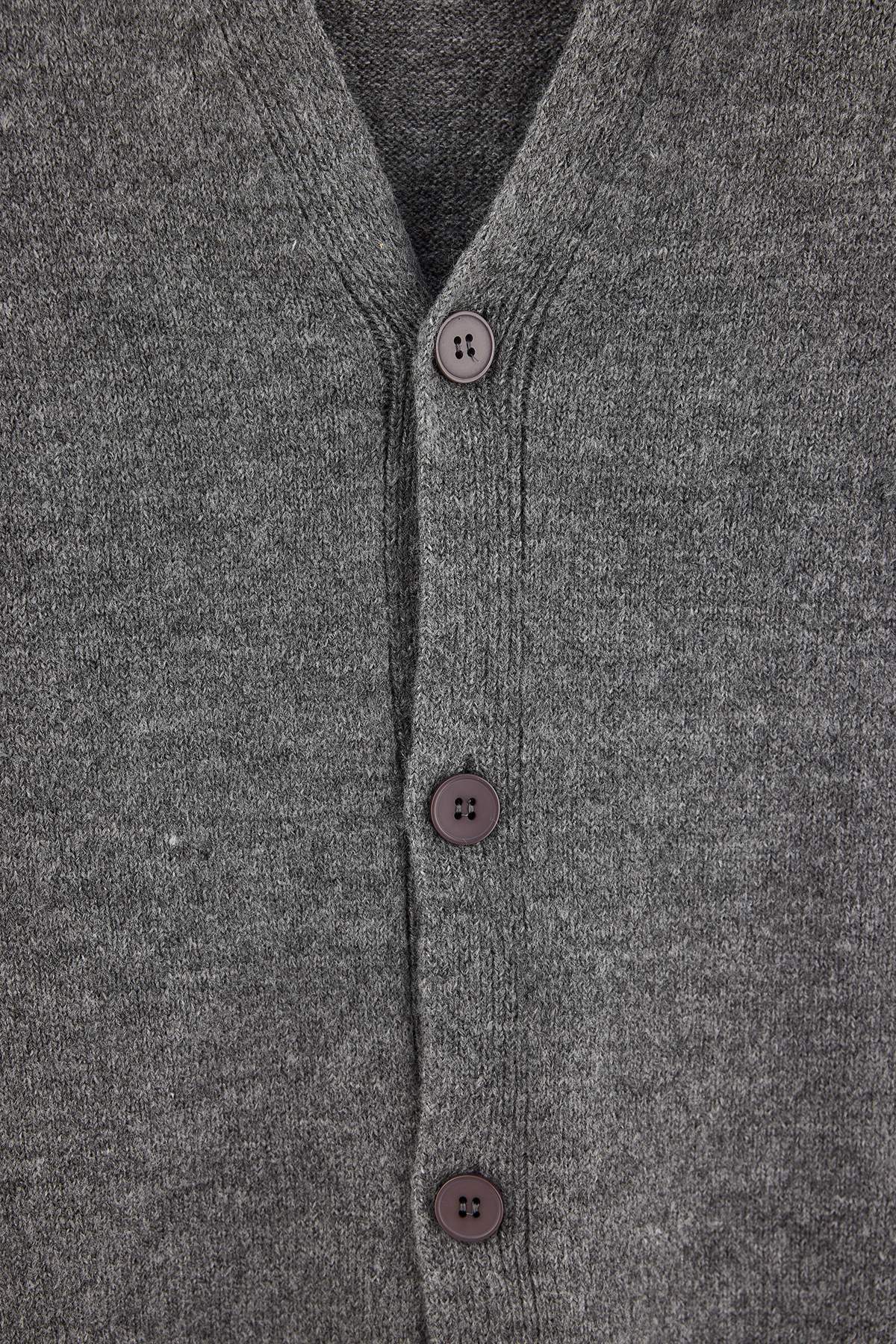 trendyol-man-mens-gray-plain-long-regular-fit