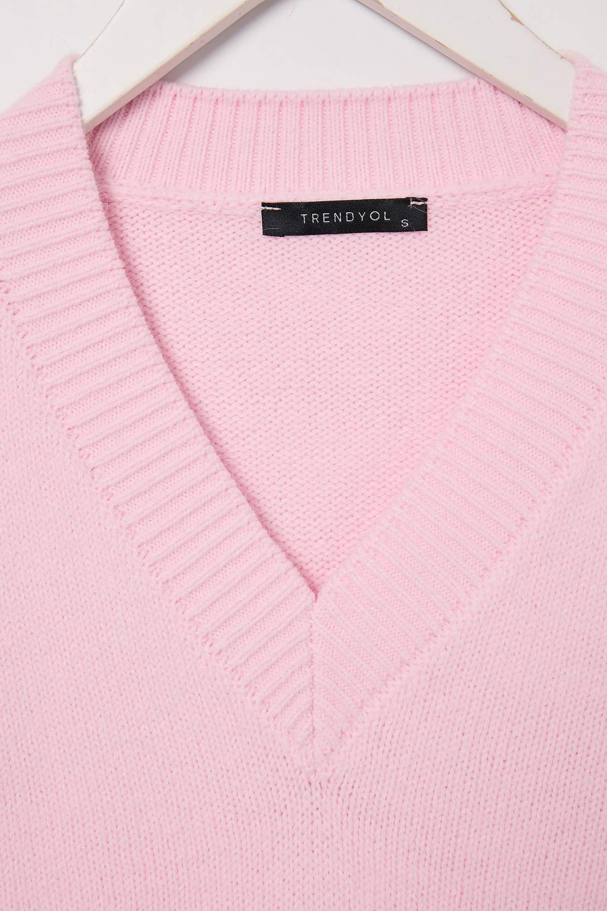 trendyolmilla-womens-pink-plain-long-regular
