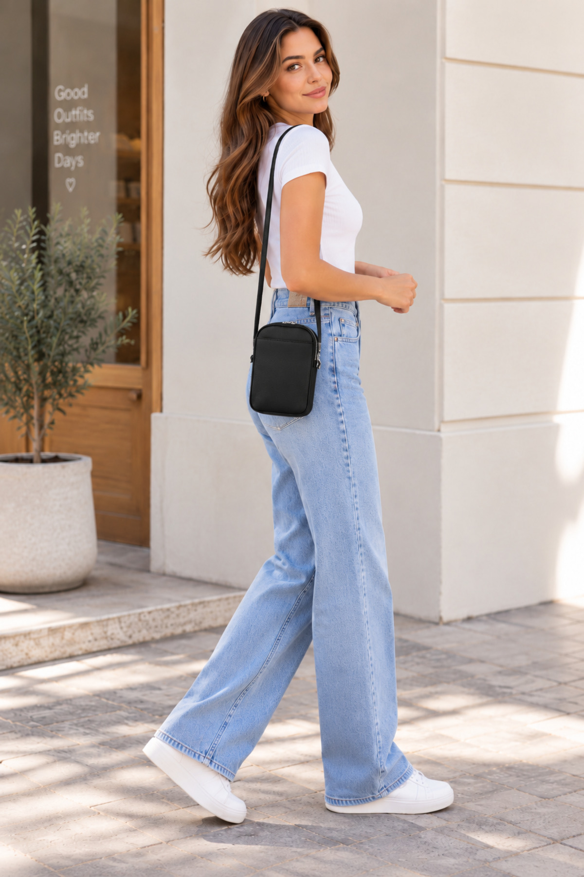 citycenterfashion Kadın Çapraz Telefon Çantası cty-abr-6359B görsel 3
