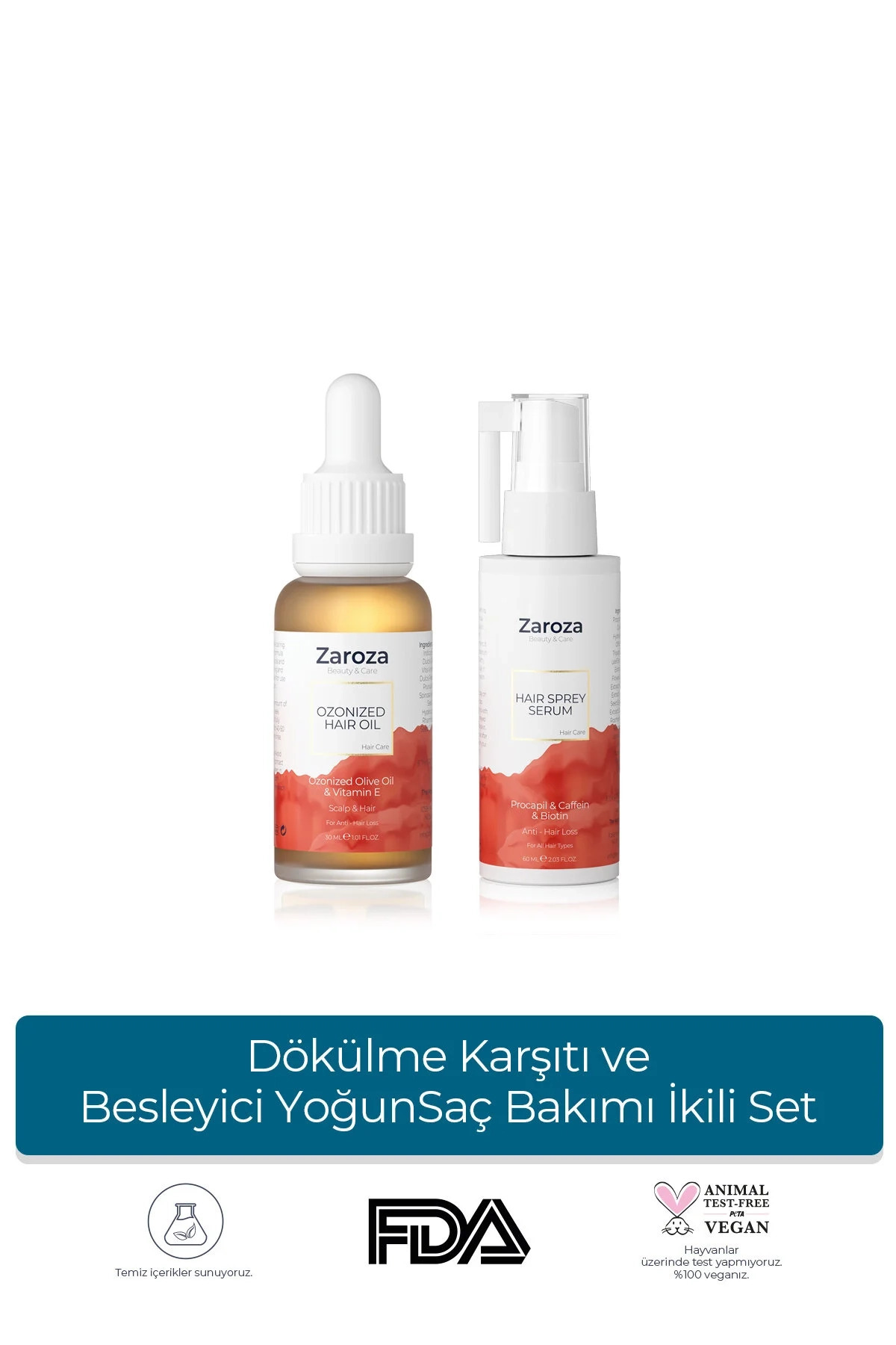ZAROZA Dökülme Karşıtı ve Besleyici Yoğun Saç Bakımı İkili Set — TYC00cc9668884597ffd6226