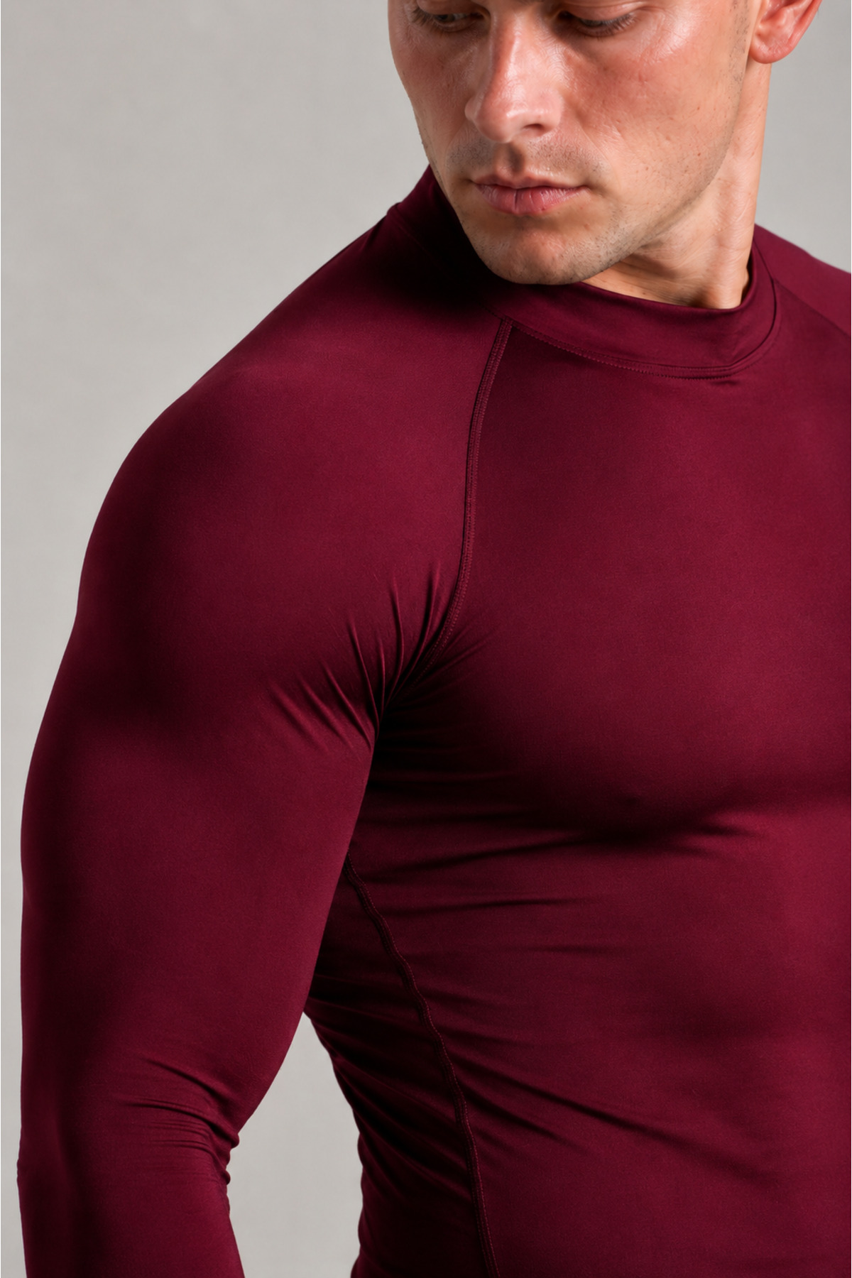 Stylovi Basic Erkek Uzun Kollu Compression Body, Vücuda Oturan Sporcu T-Shirt görsel 3