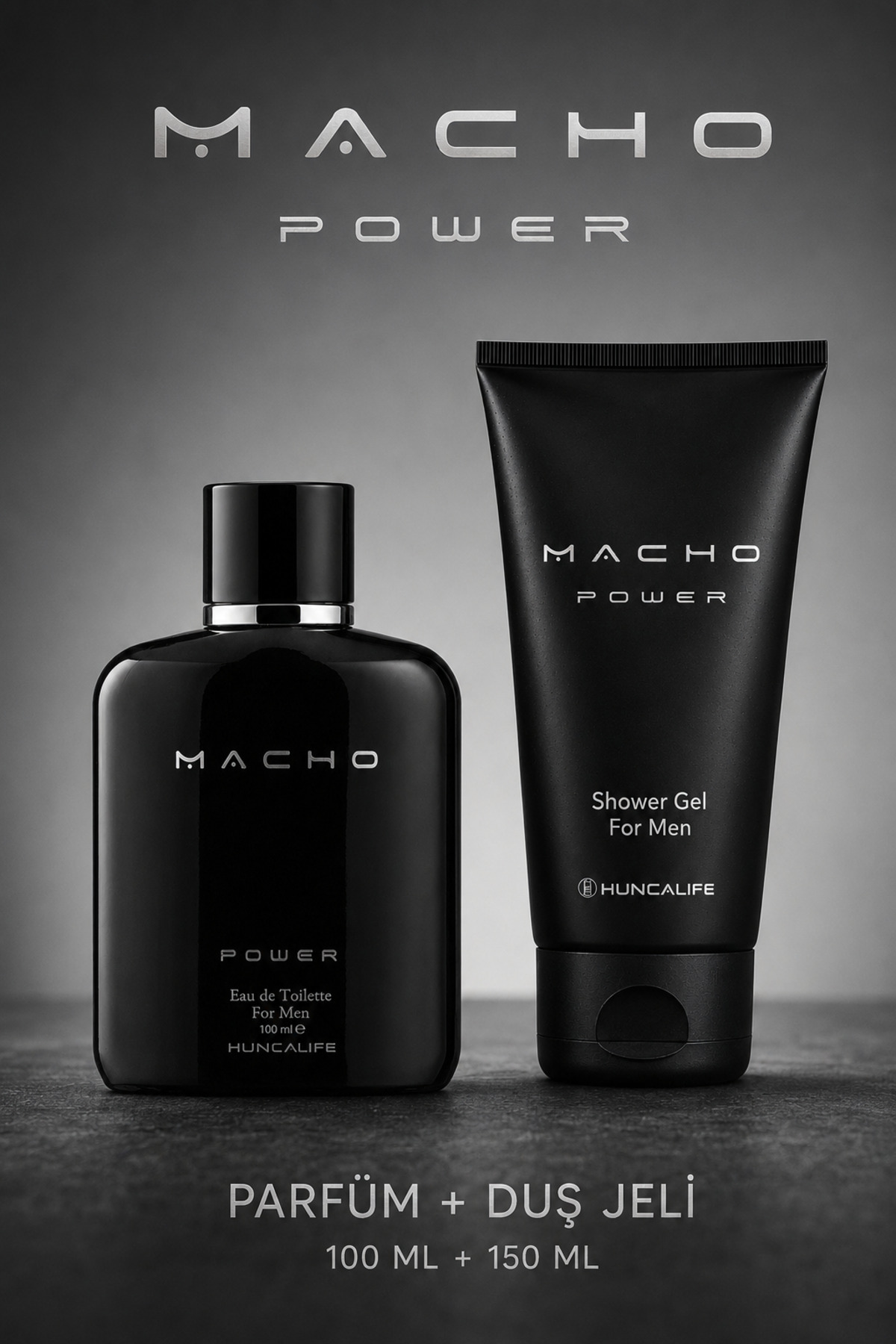 Huncalife Macho Power Erkek Edt 100 Ml Duş Jeli 150 Ml 2 Li Set — setmc2