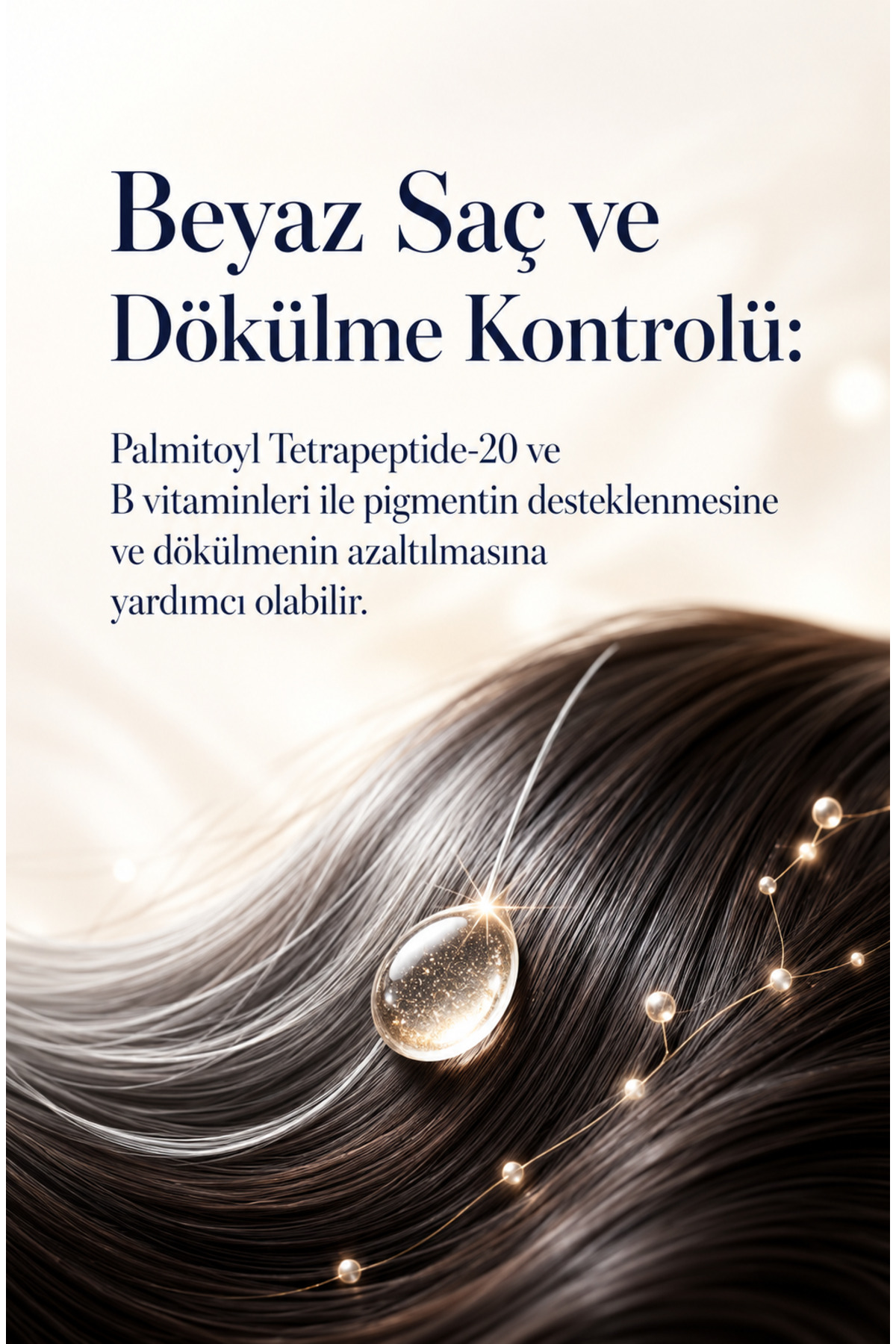 Anti Grey Hair Growth Serum - Beyaz Saç ve Dökülme Kontrolü - Saç Derisini Güçlendirme — AGH01 — تصویر 8 از 9