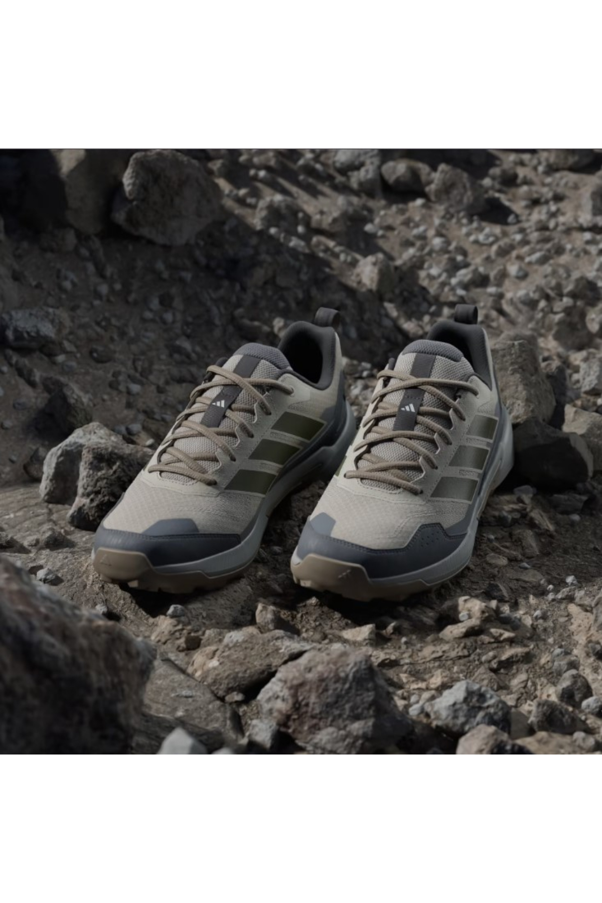 adidas JR4007 TERREX EASTRAIL 3 Erkek Outdoor Ayakkabı bej gri görsel 4