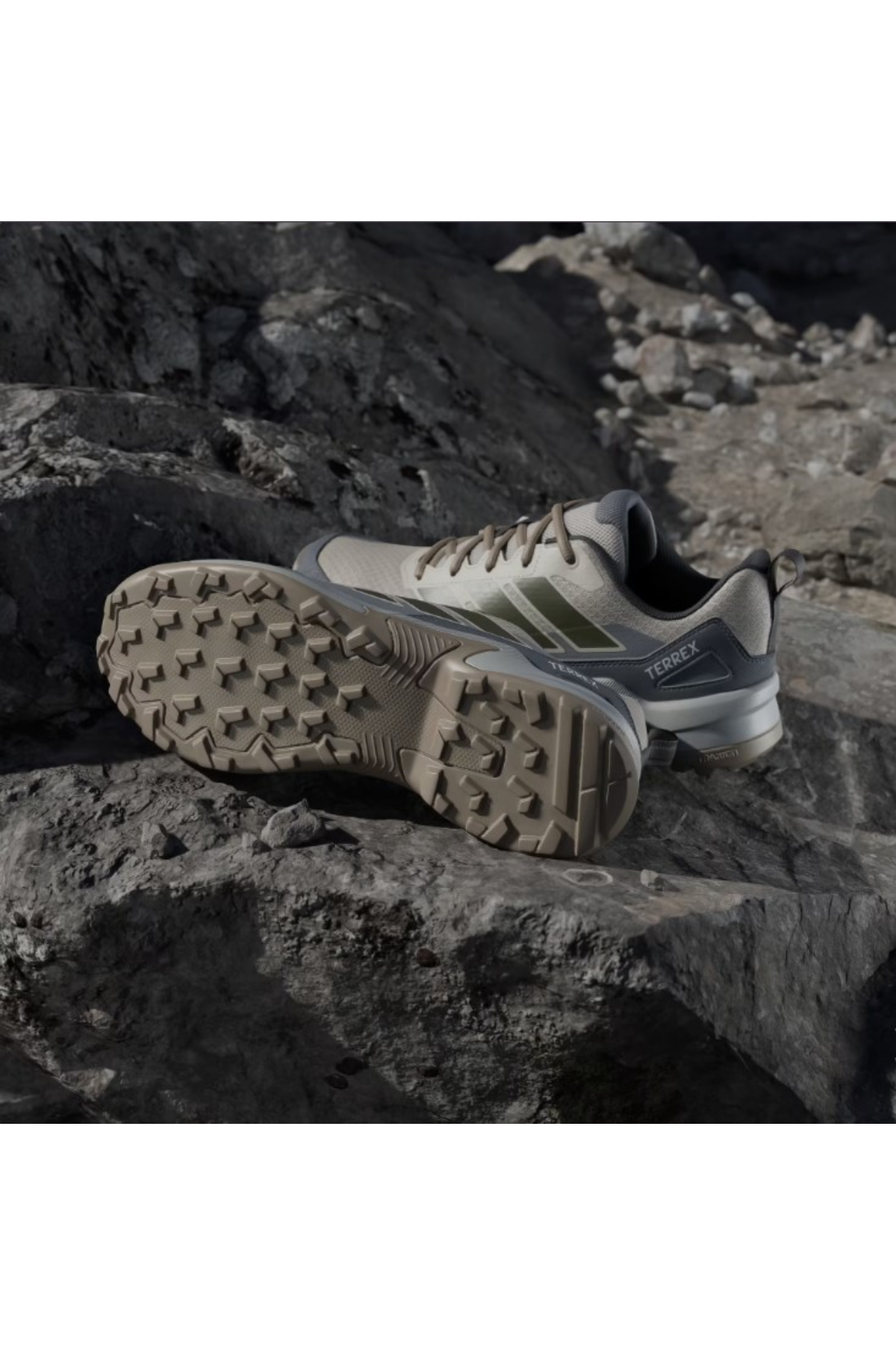 adidas JR4007 TERREX EASTRAIL 3 Erkek Outdoor Ayakkabı bej gri görsel 3