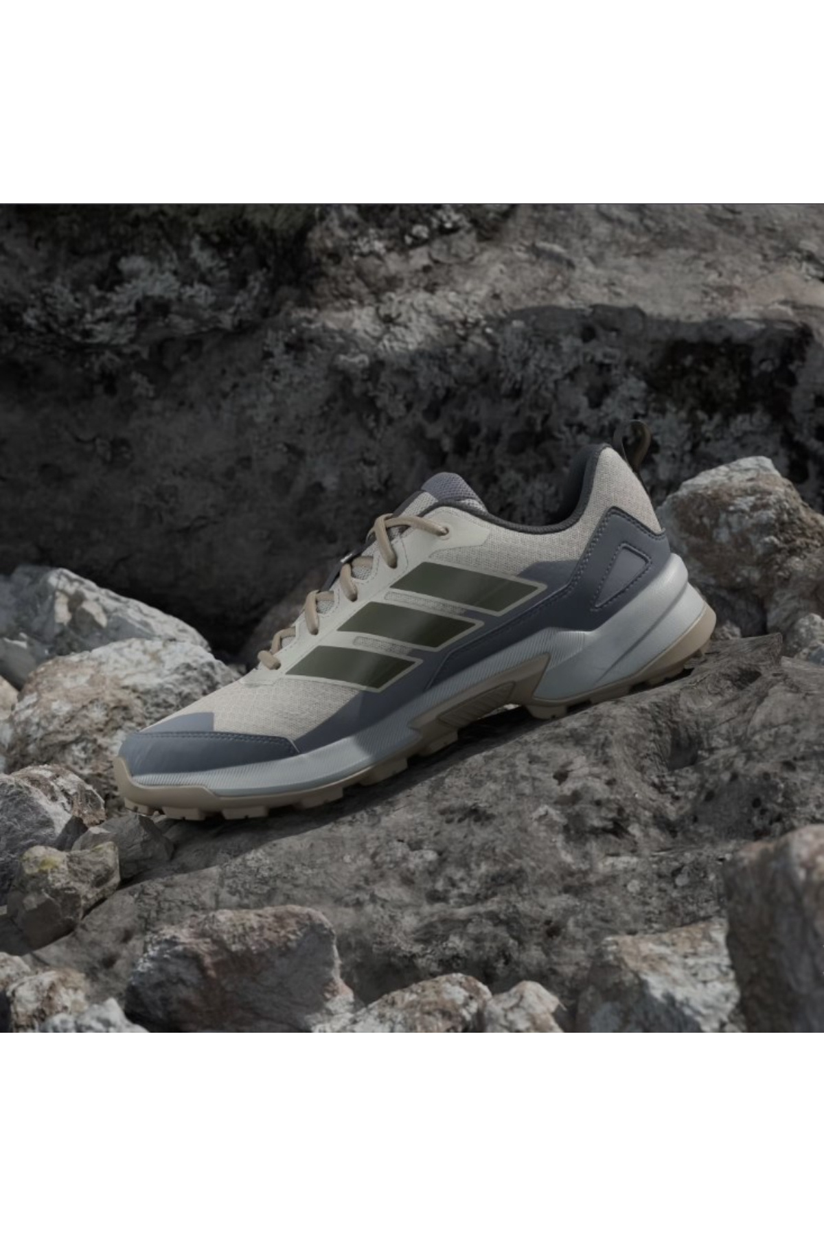adidas JR4007 TERREX EASTRAIL 3 Erkek Outdoor Ayakkabı bej gri görsel 6