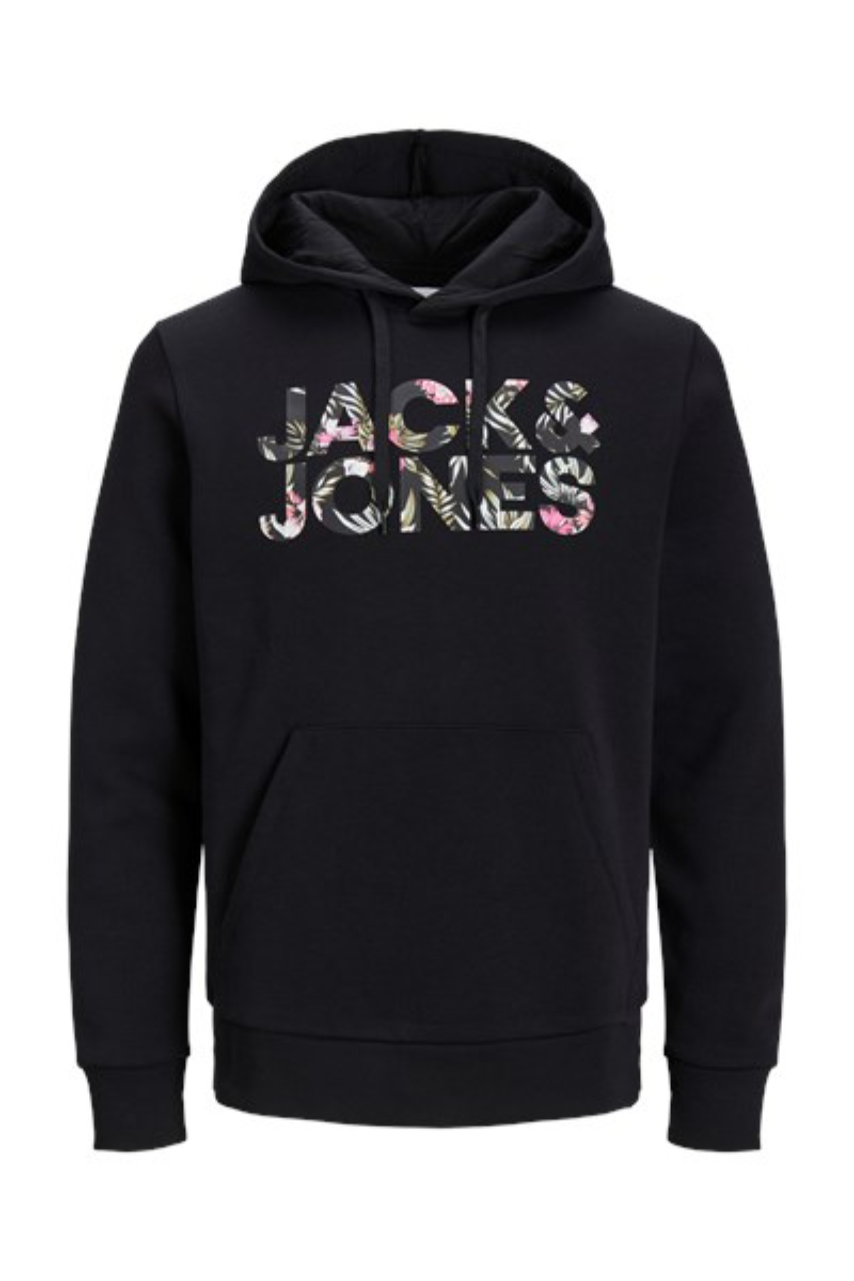 ژاکت مردانه جک اند جونز مشکی کد 12250682 JJEJEFF CROP LOGO جک اند جونز سویشرت Jack & Jones