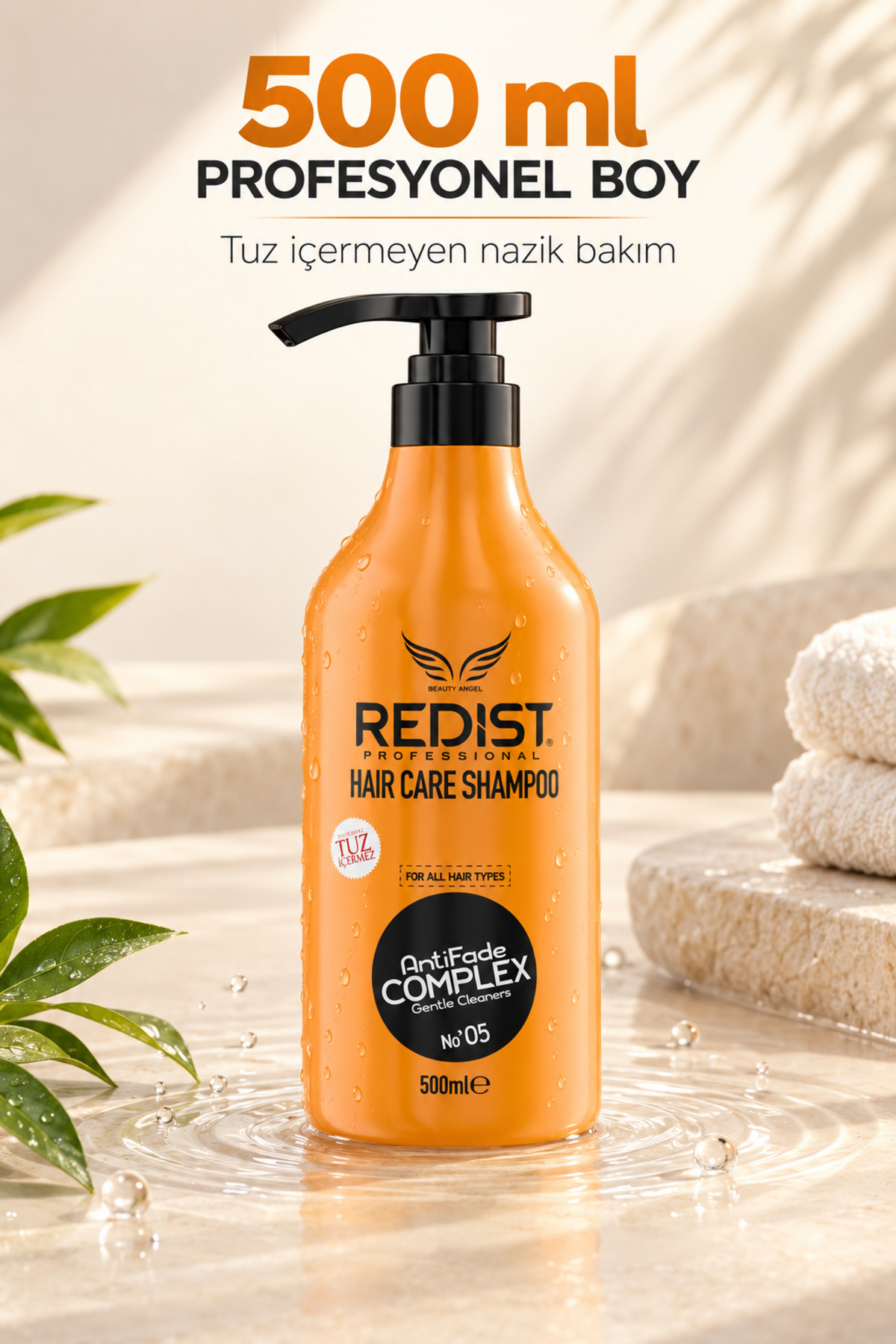 Tuzsuz Brezilya Fönü Şampuanı – Uzun Süreli Pürüzsüzlük ve Yoğun Bakım | Vegan Formül | 500 ml — REDİST- 500 ML - TUZSUZ — تصویر 7 از 8