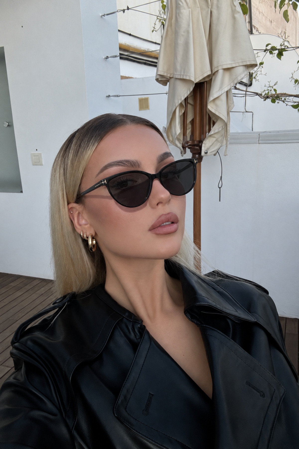 Goldmine Kadın Tilly Güneş Gözlüğü UV400 Siyah görsel 2