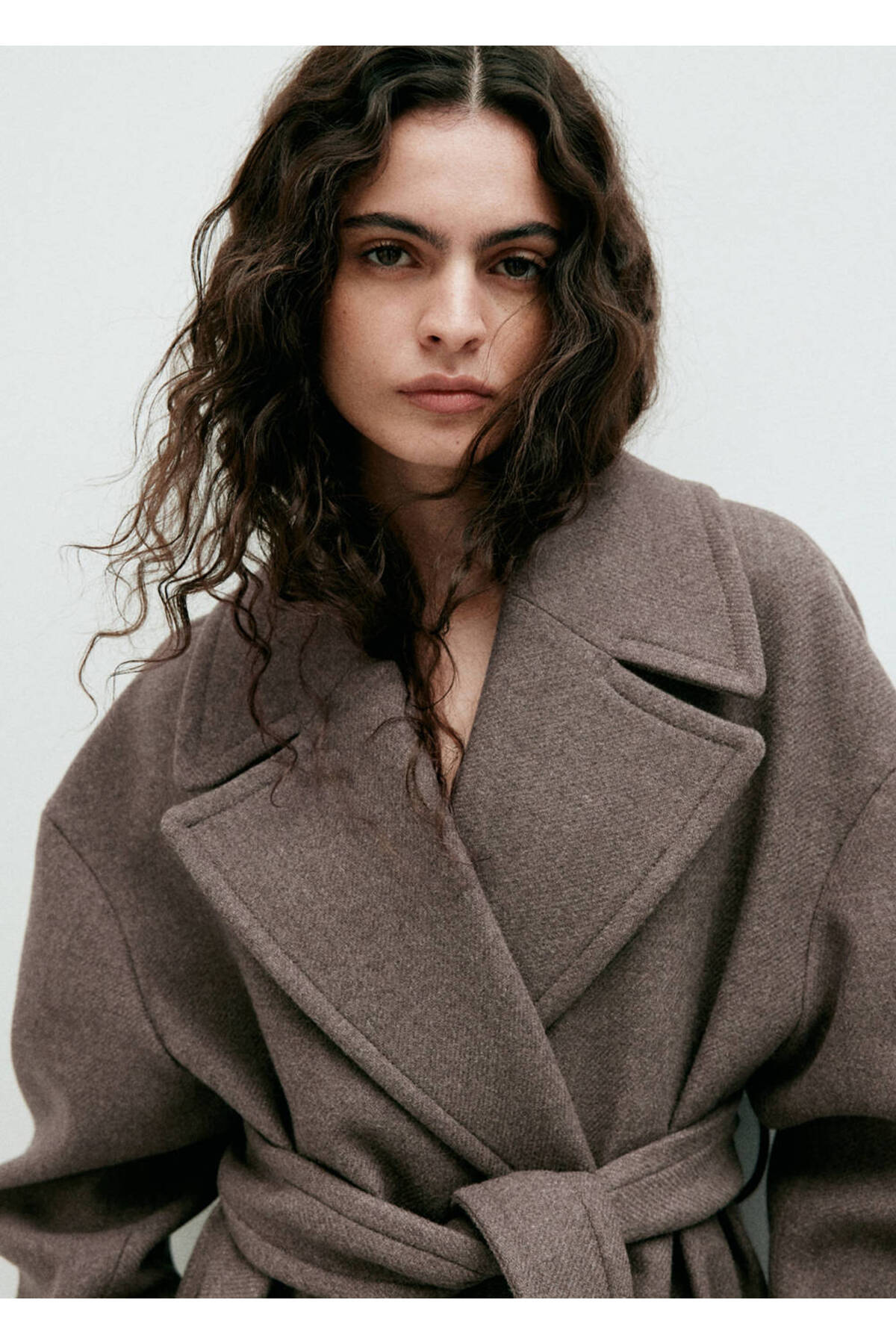 MANGO Woman Coat traviata görsel 7