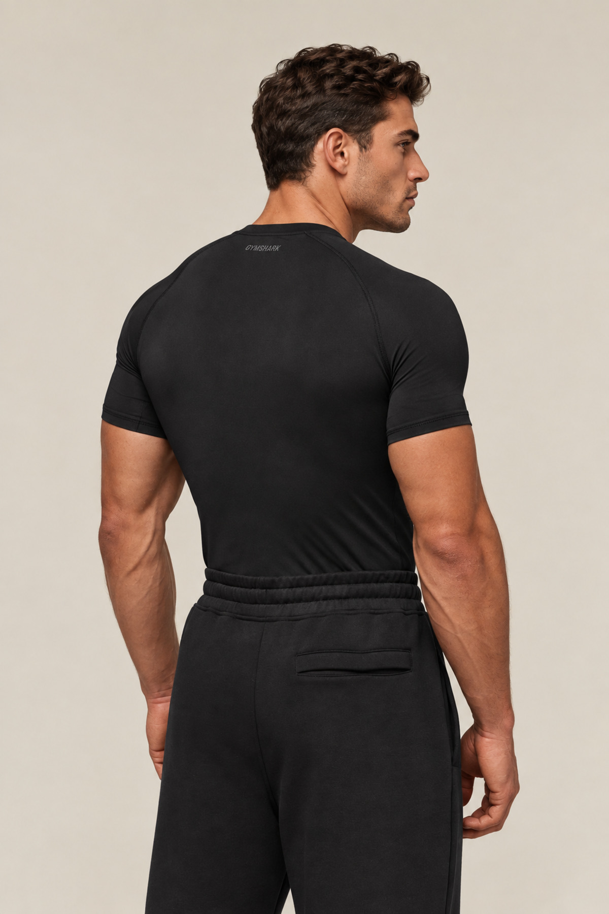 Stylovi Shark Premium Compression Gym Tişört - Ultra Esnek, Slim Fit T-Shirt görsel 2