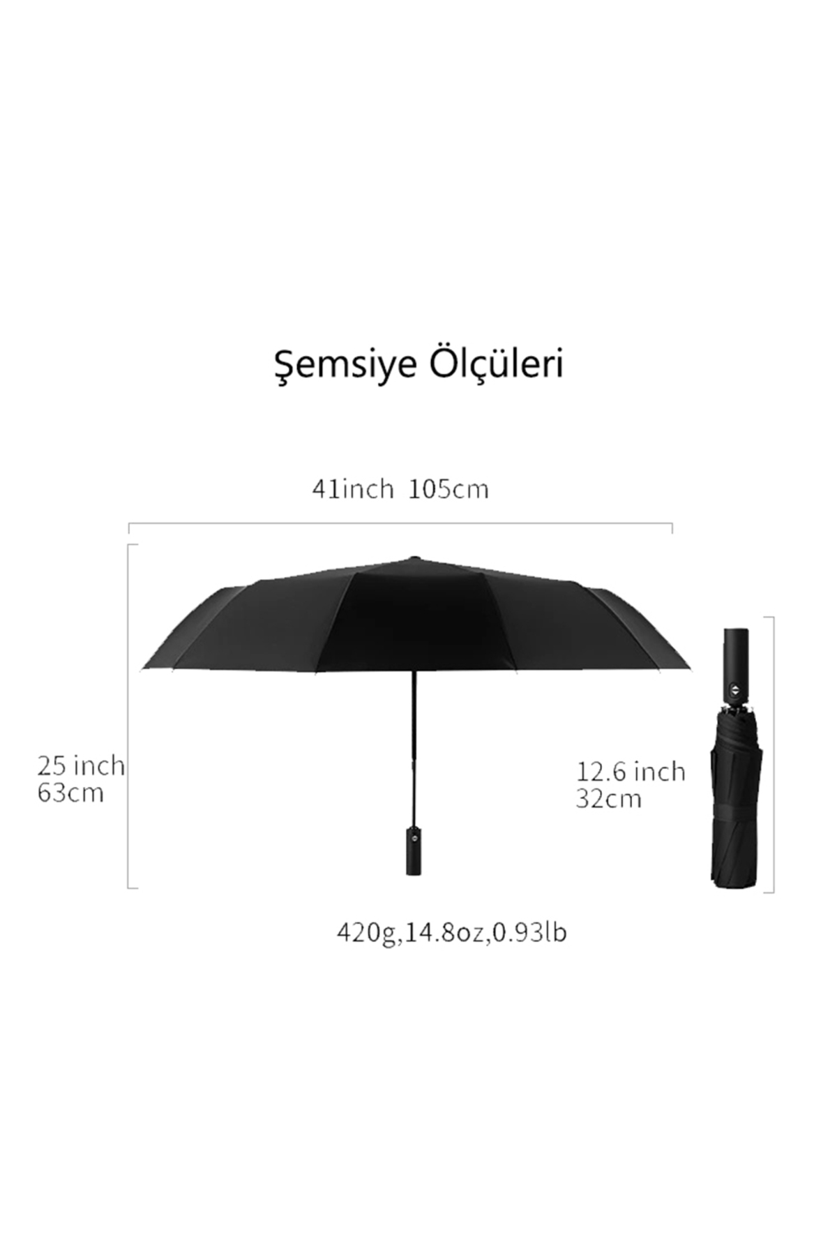 bliss umbrella 12 Telli Otomatik Şemsiye görsel 7