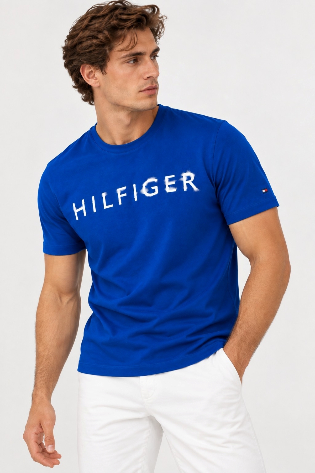 تیشرتمردانهTommy Hilfigerآبی