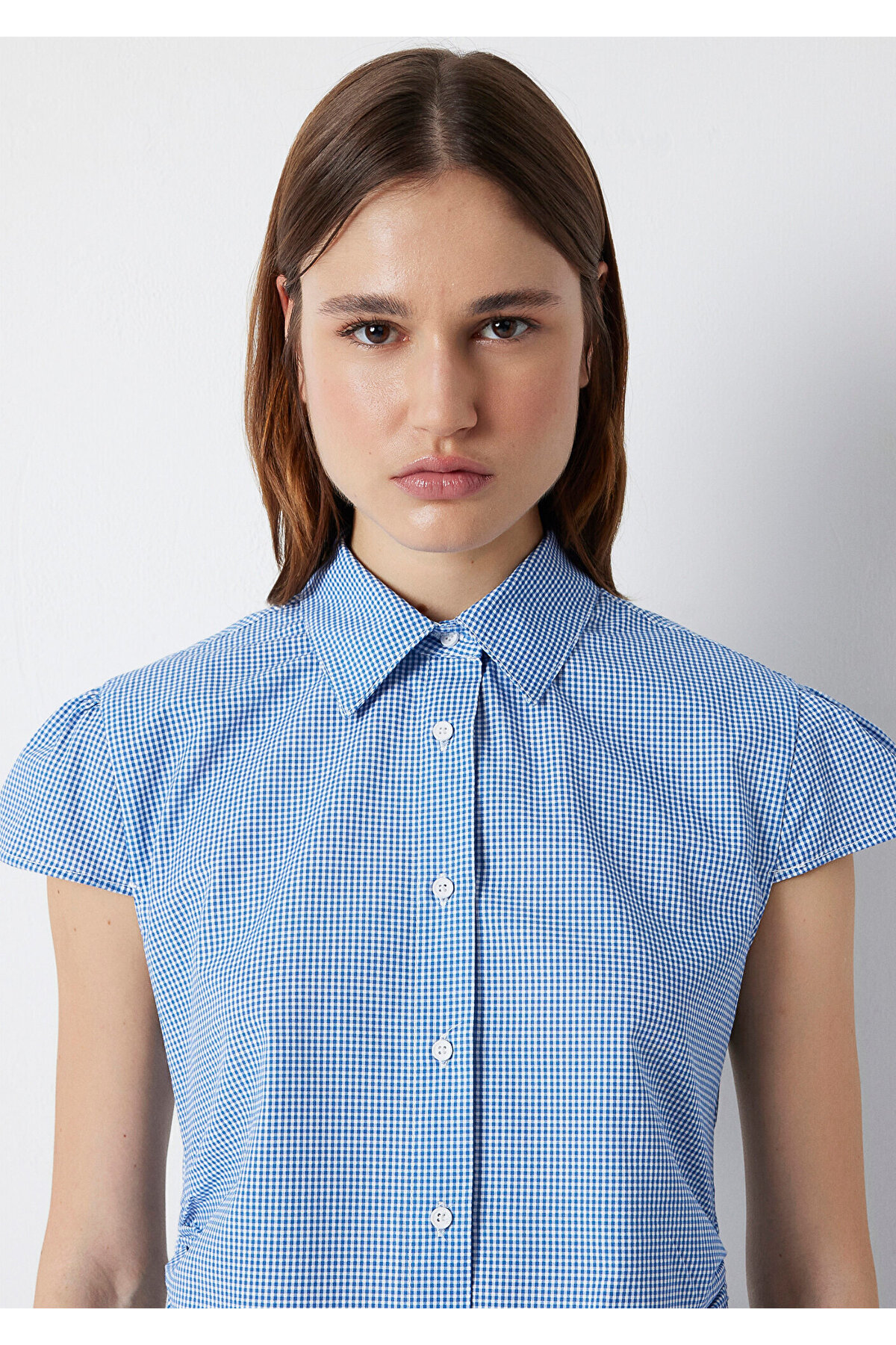 Pötikare Gömlek Slim Fit / Dar Kesim 1220431-83154 — سرمه‌ای — تصویر 6 از 8