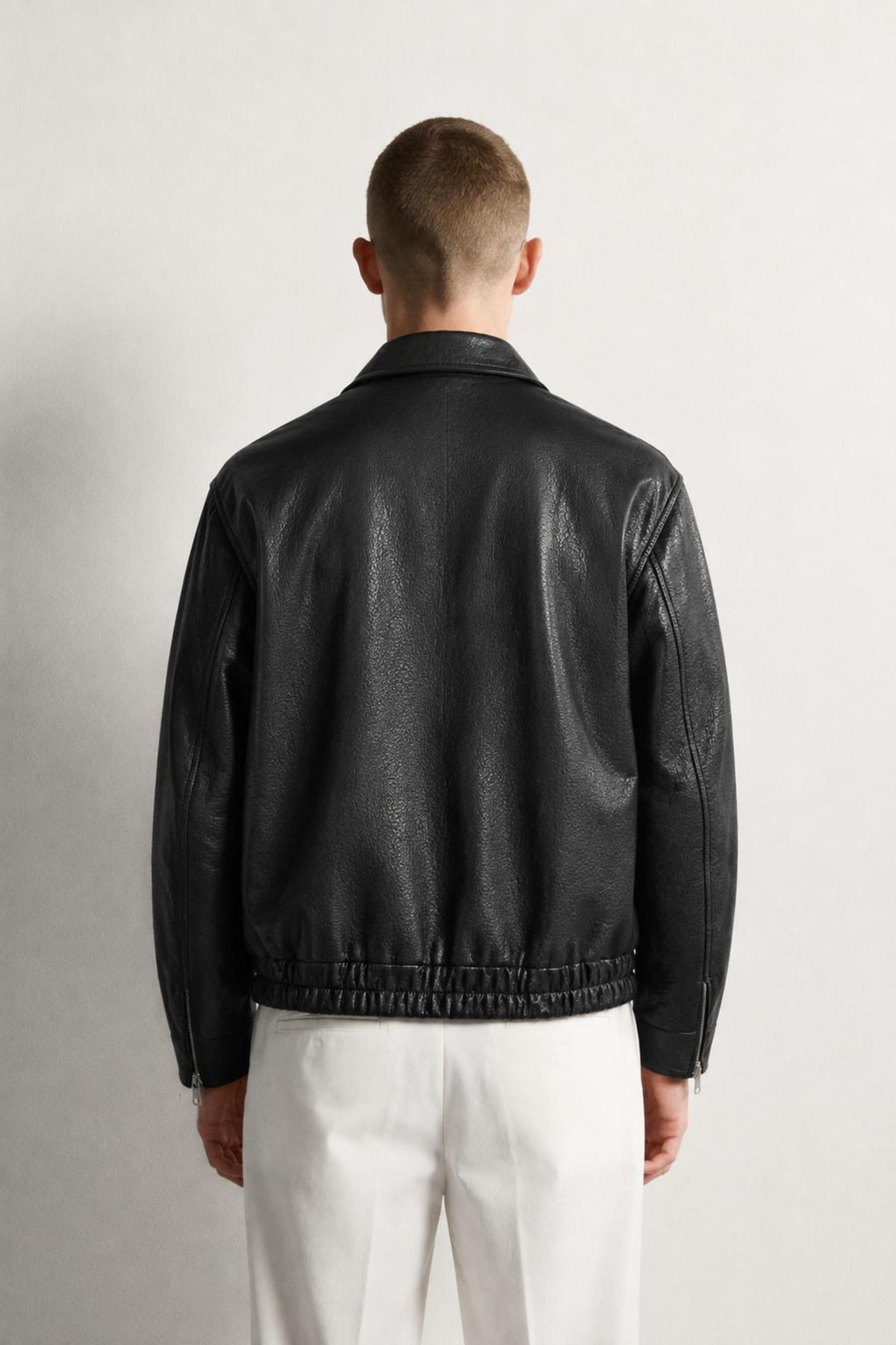 KOMODO Premium Oversize Erkek Deri Ceket görsel 3